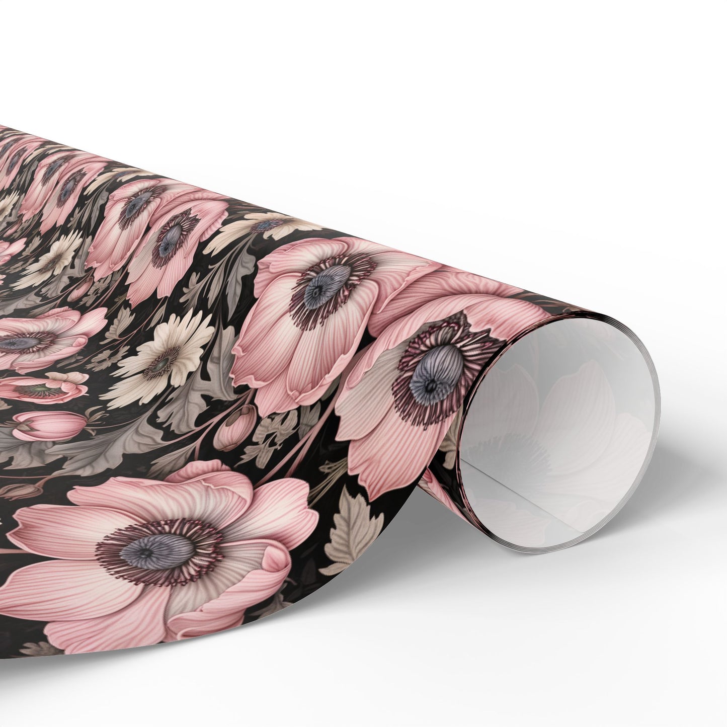 Elegant Pink Floral Wrapping Paper