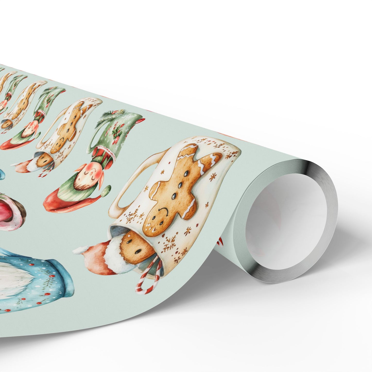 Cup of Cheer – Cozy Christmas Cocoa Wrapping Paper