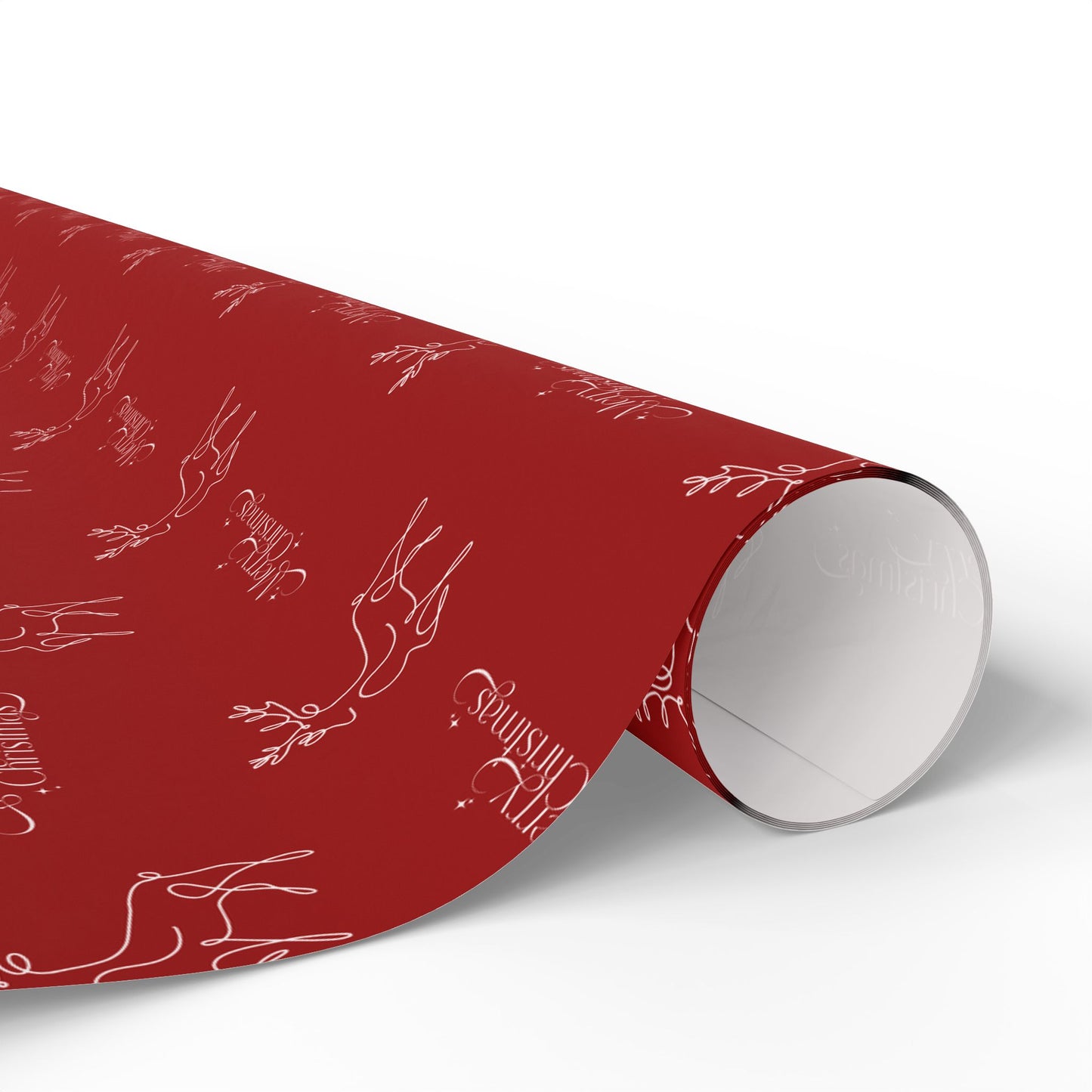 Sleigh All Day – Minimalist Reindeer Christmas Wrapping Paper