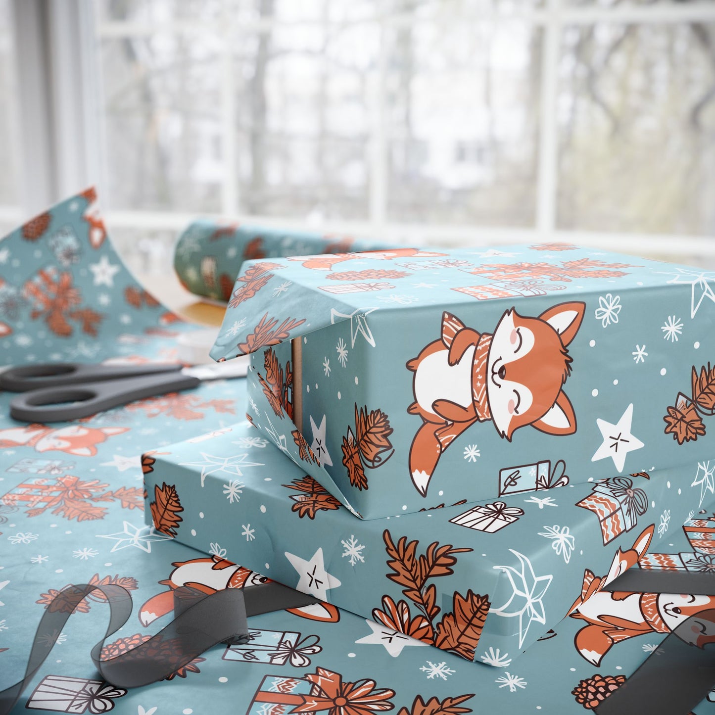 Festive Fox & Frosted Pines