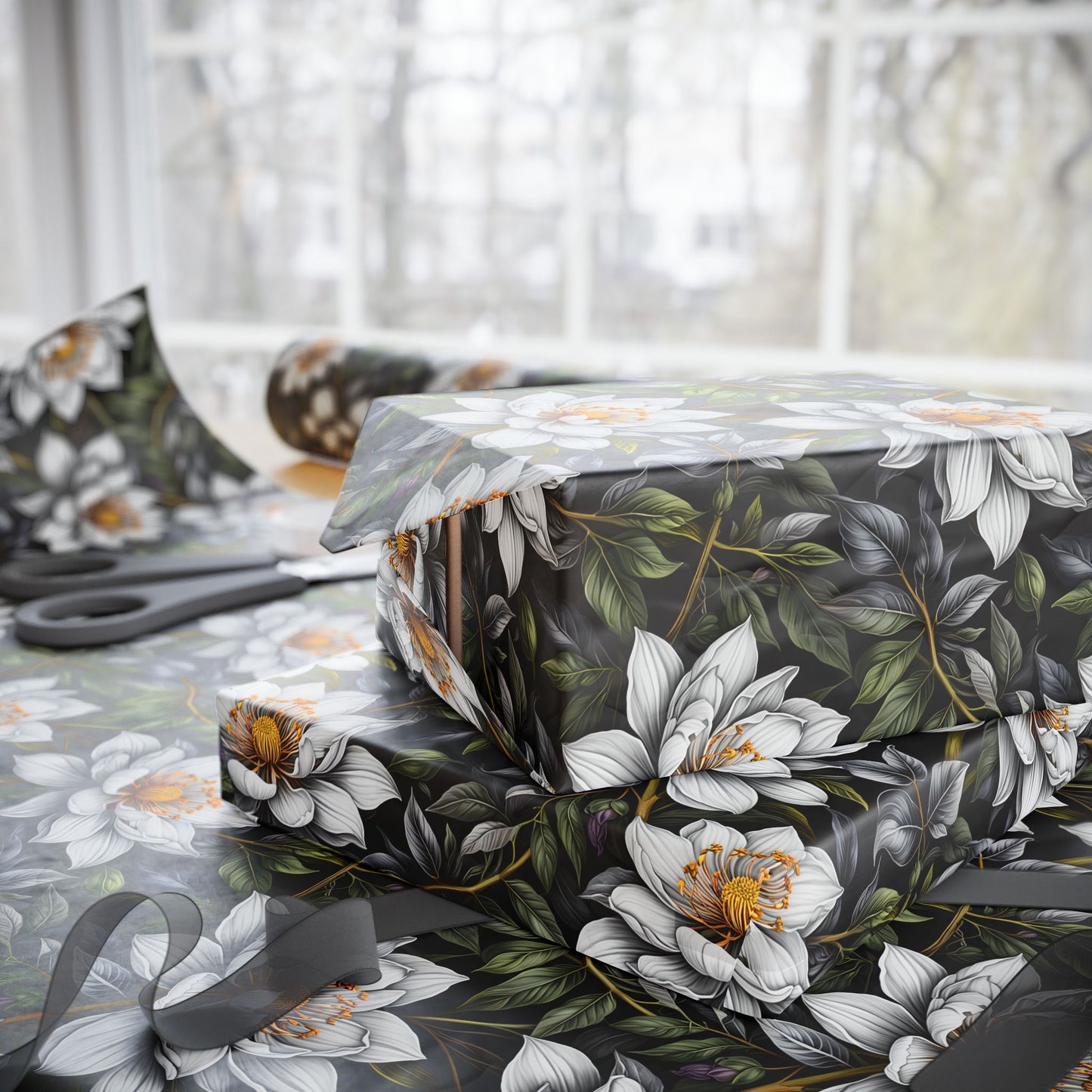 Trendy Botanical Wrapping Paper Eco Friendly Gifting