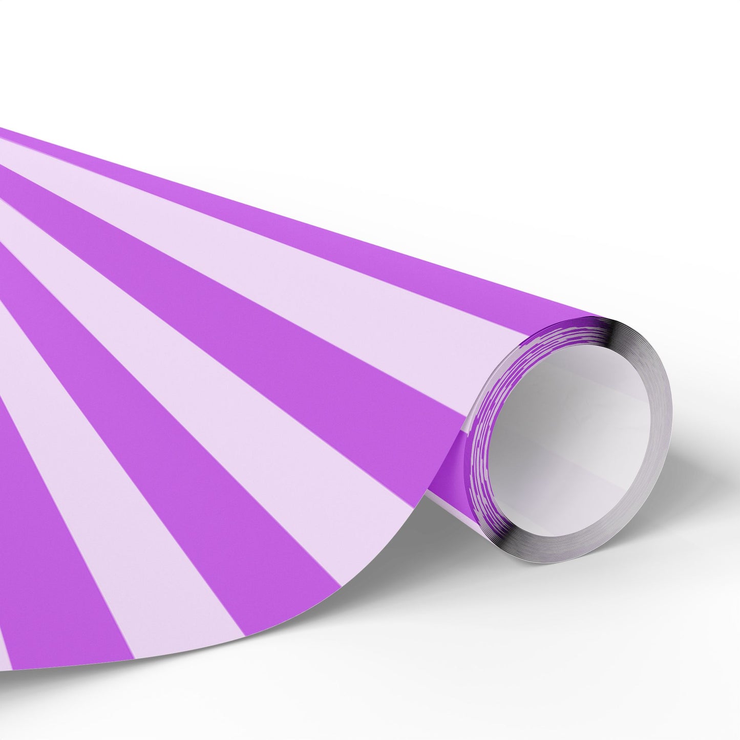 Chic Purple Stripes – Elegant Wrap for Birthdays, Holidays & More