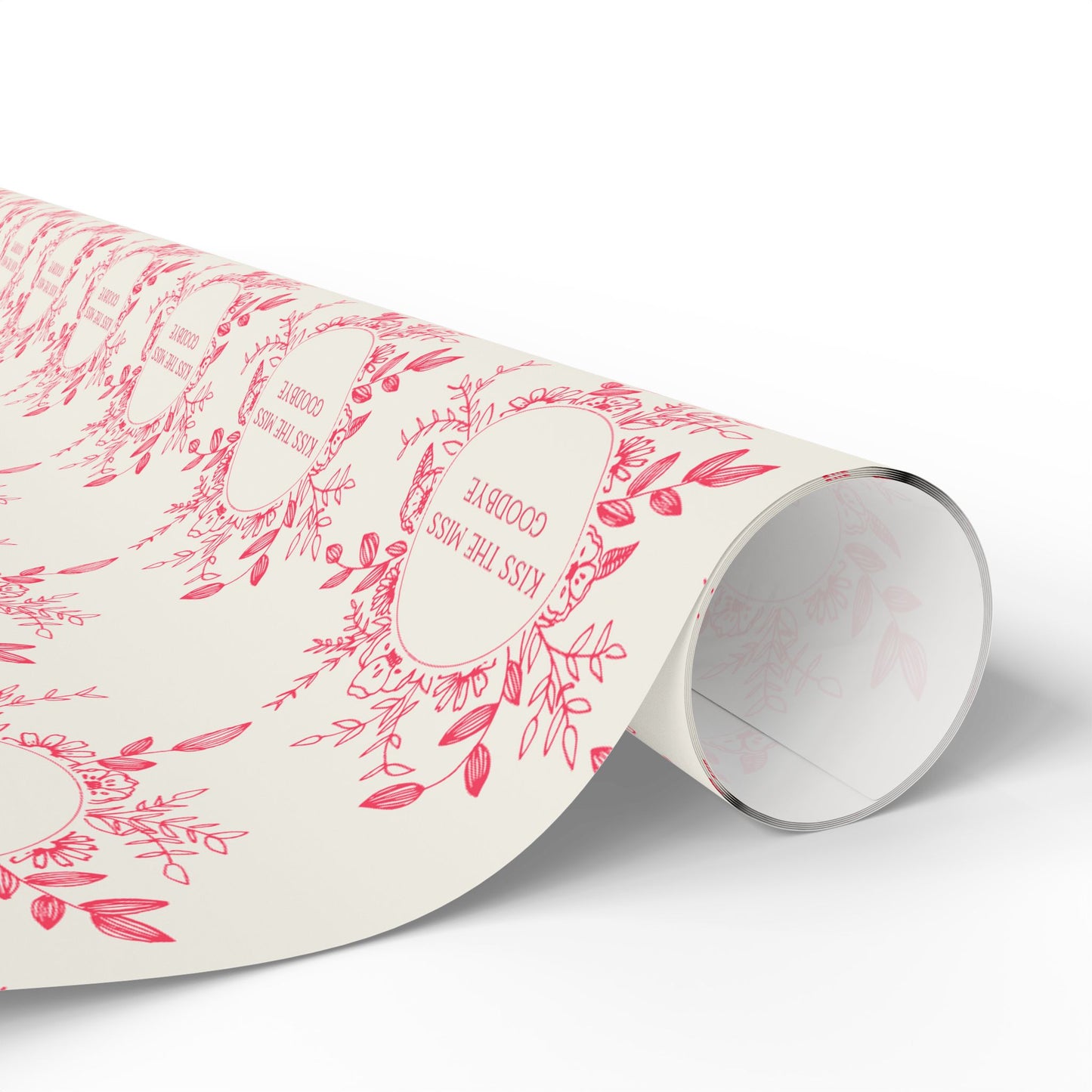 Kiss the Miss Goodbye, Bachelorette Wrapping Paper