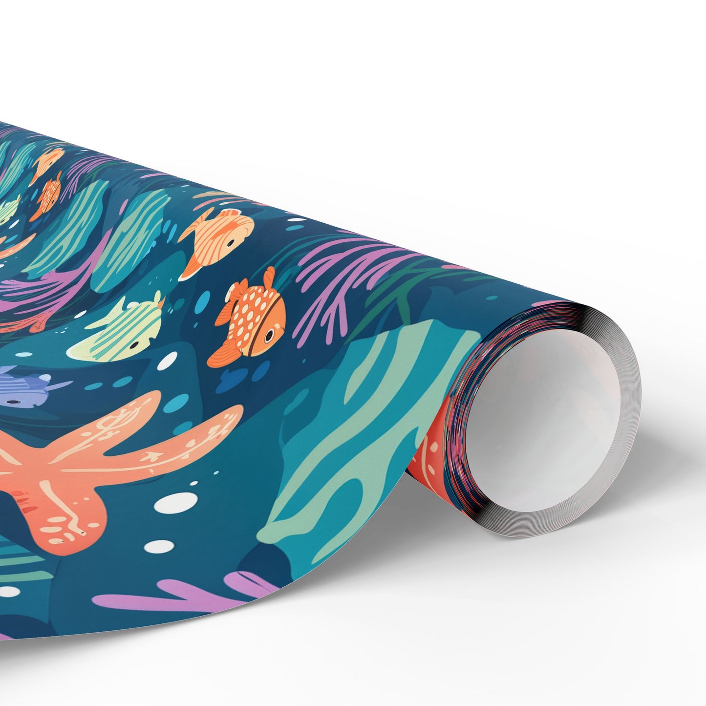 Blue and Coral Under Sea Theme