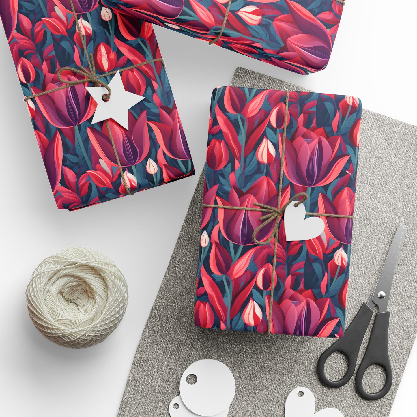 Tulip Grace – Elegant Gift Wrap for Life’s Special Moments”