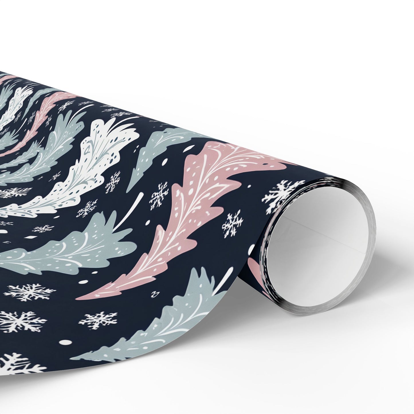 Pink, Blue & White Festive Wrapping Paper