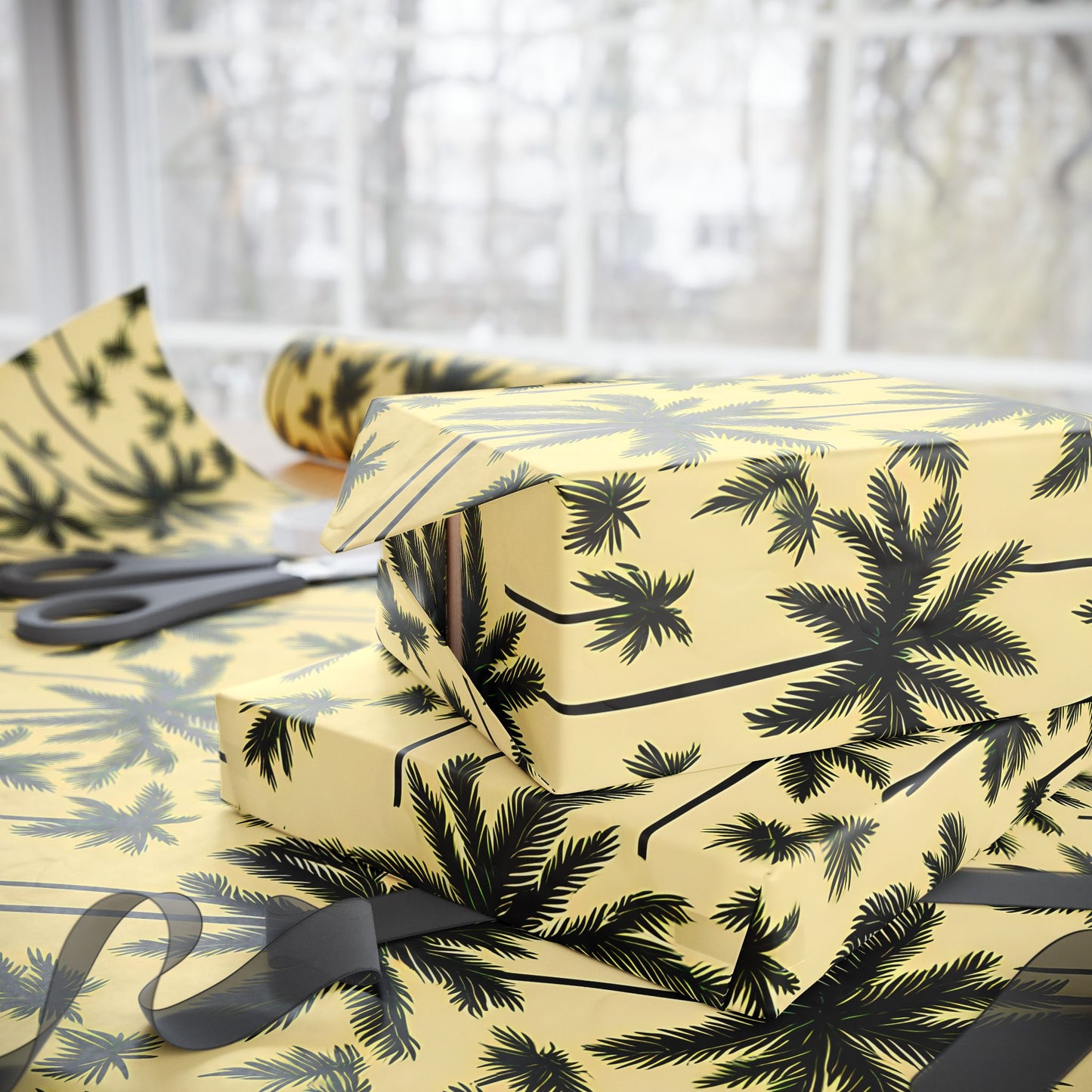 Tropical Palm Trees Gift Wrap