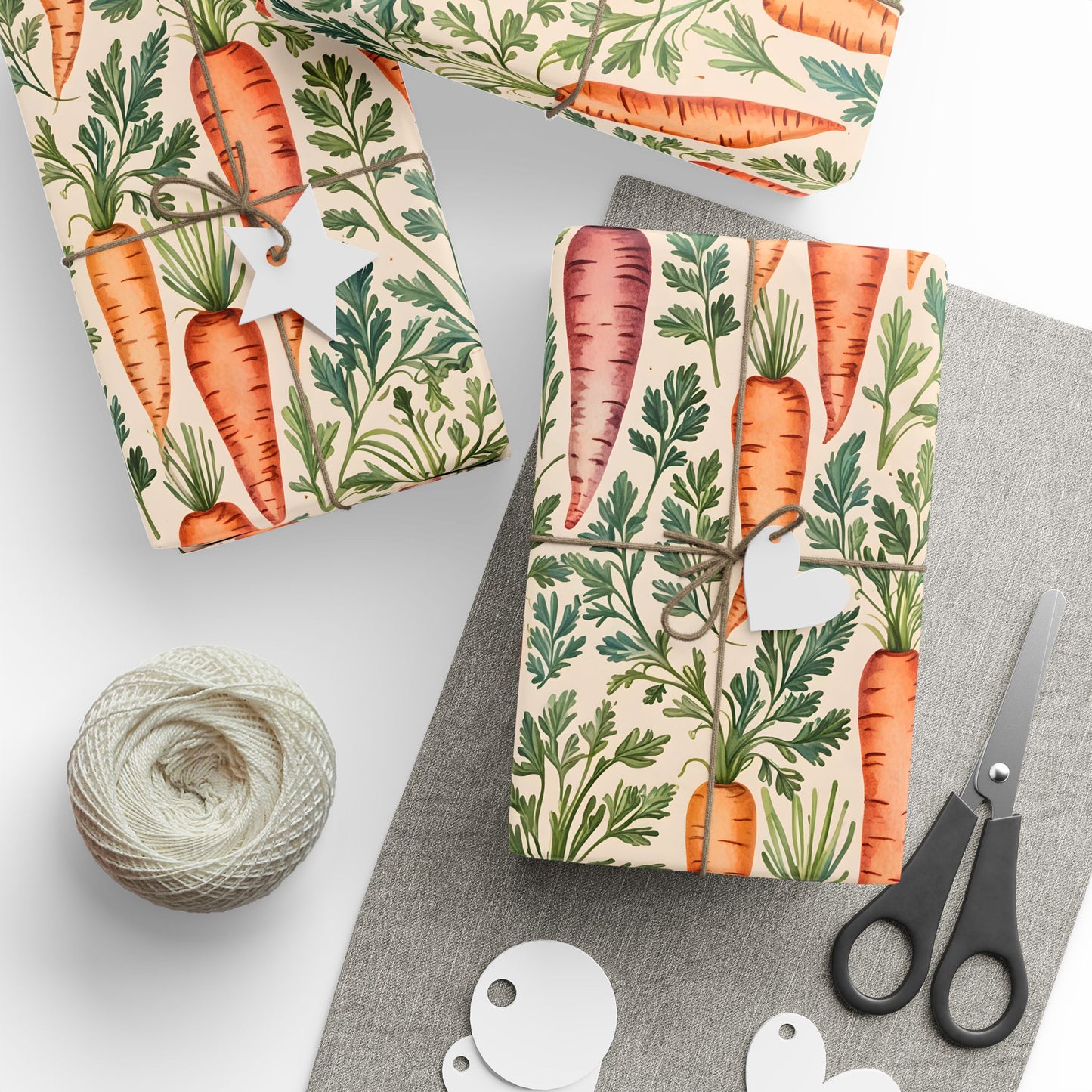 Playful Carrot Gift Wrap