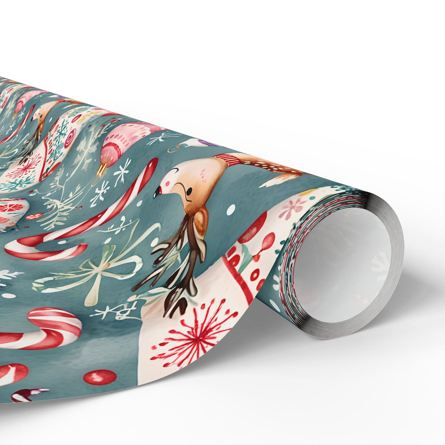 Stocking Situation – Sweet & Snuggly Christmas Wrapping Paper