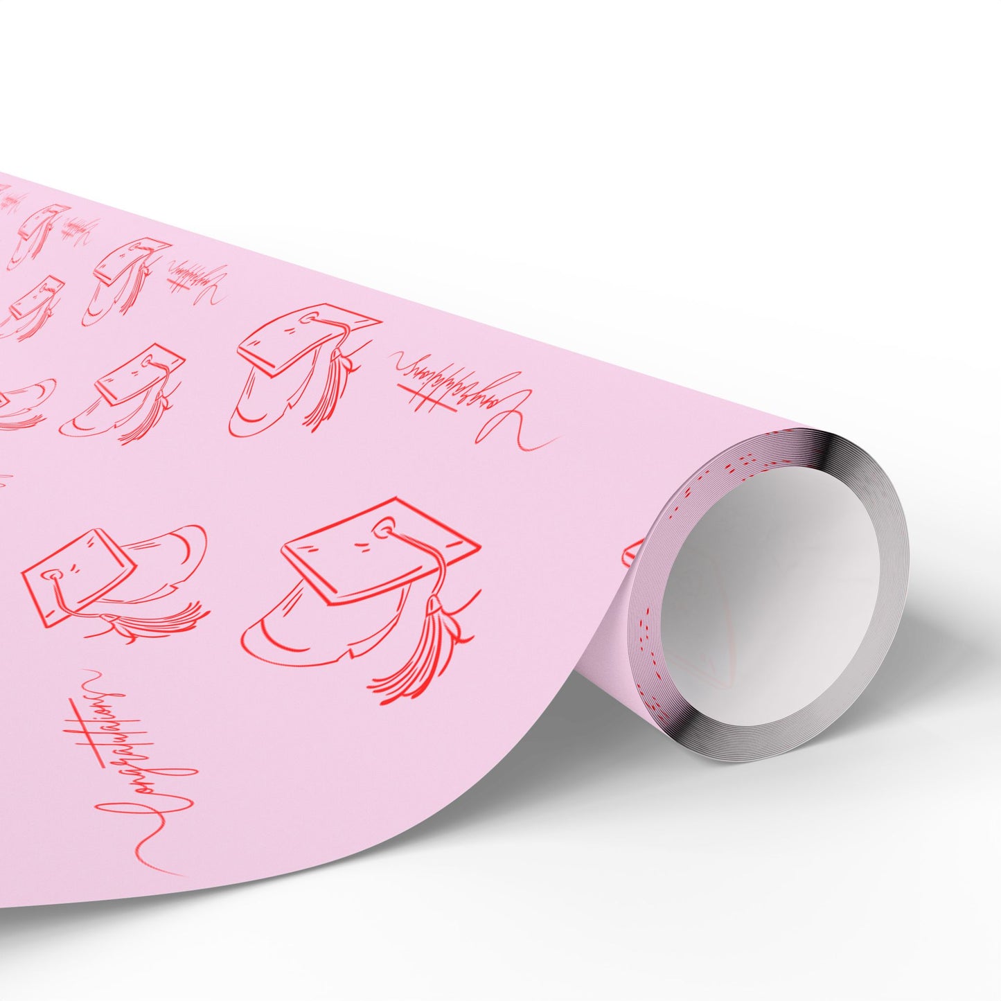 Pink and Red Congrats Graduation