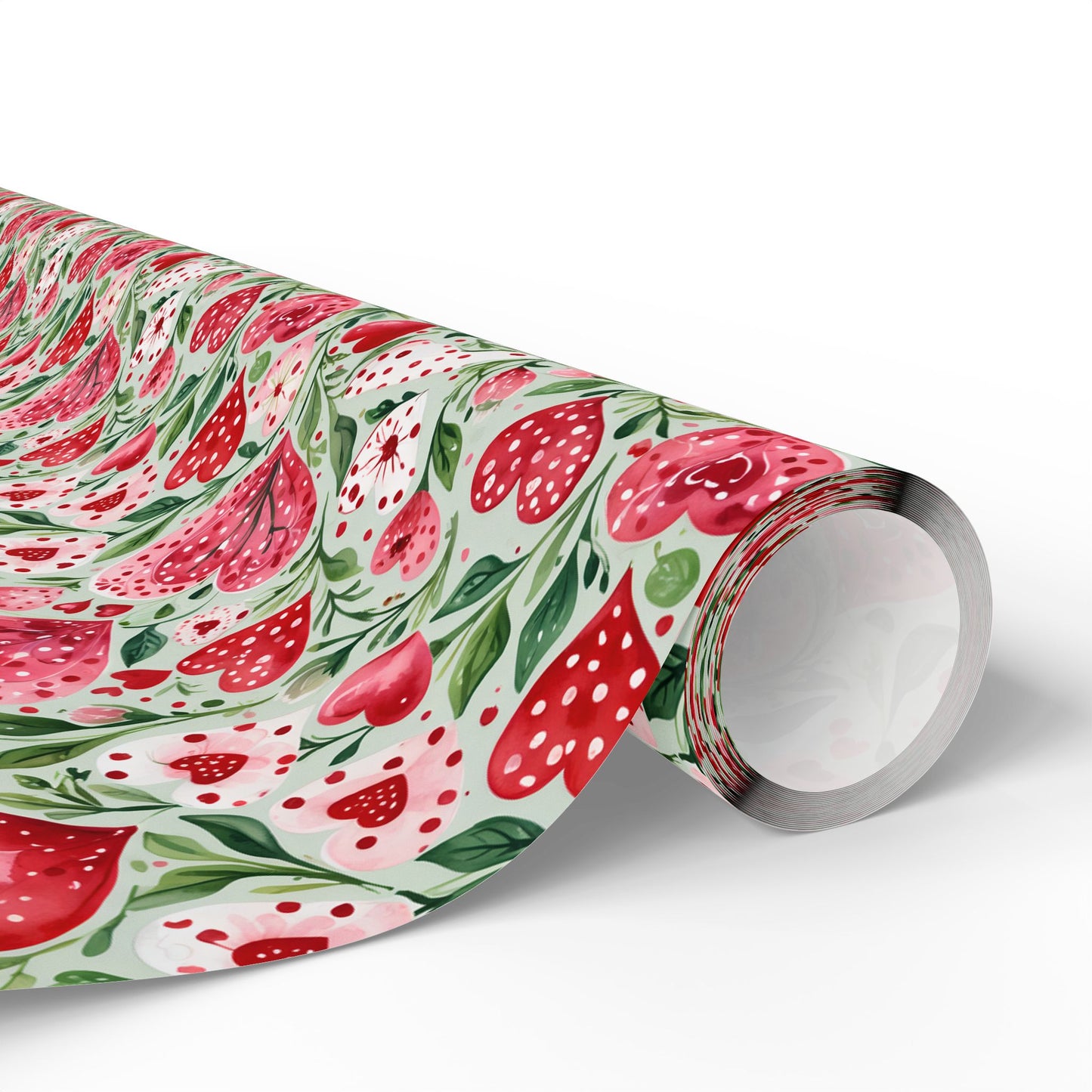 Charming Pink Heart Wrapping Paper for Gift Giving