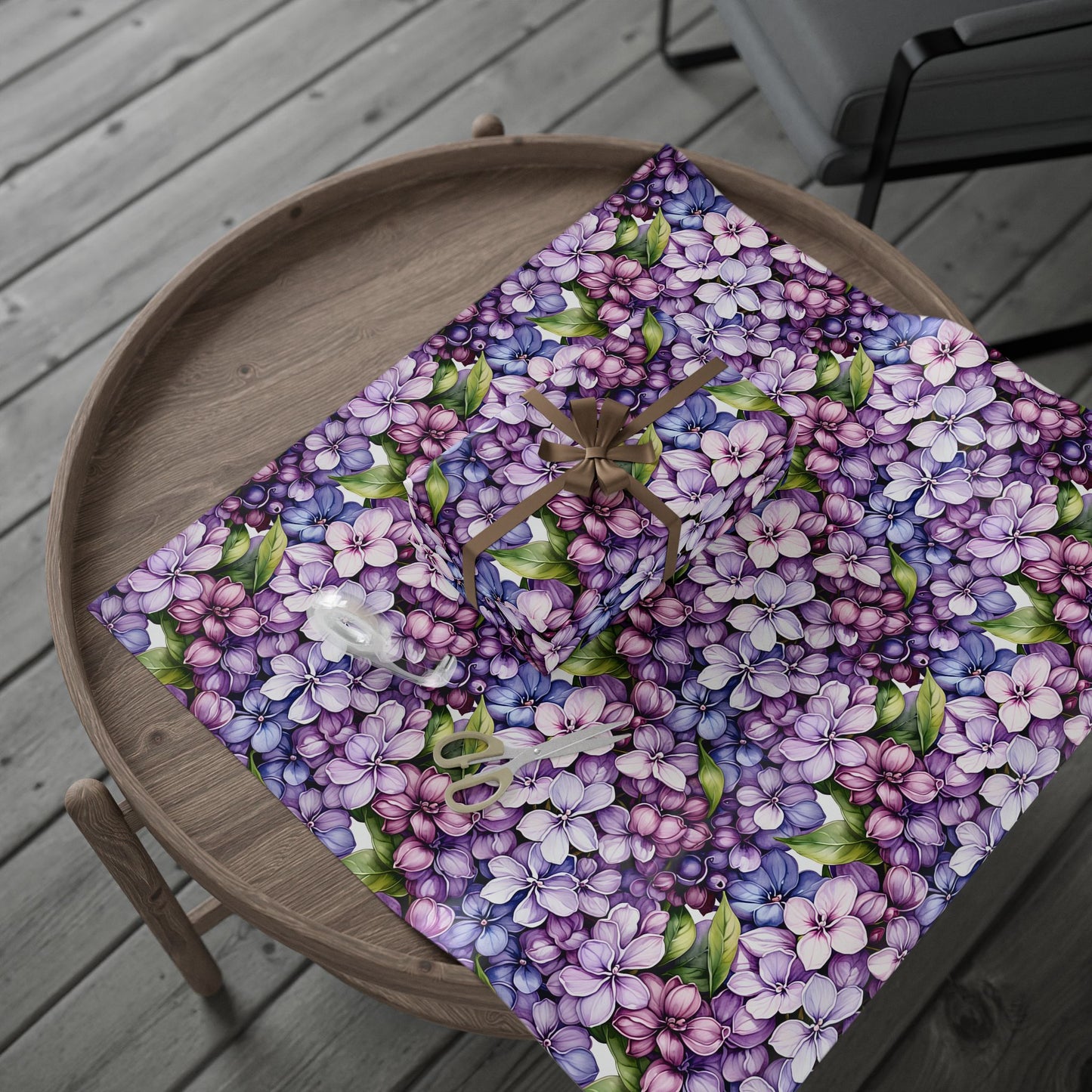 Botanical Lilac Wrapping Papers