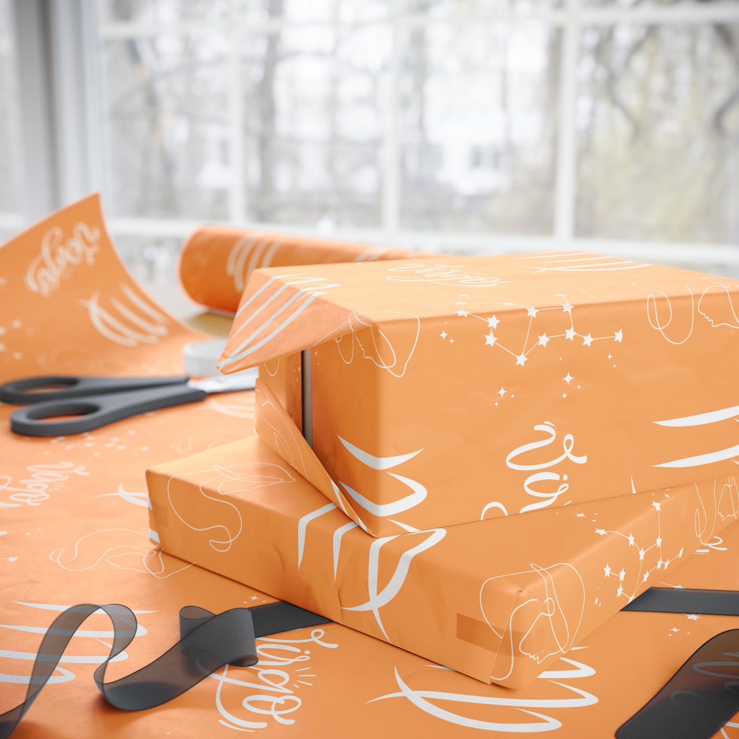 Wrapped to Precision – Virgo Zodiac Wrapping Paper