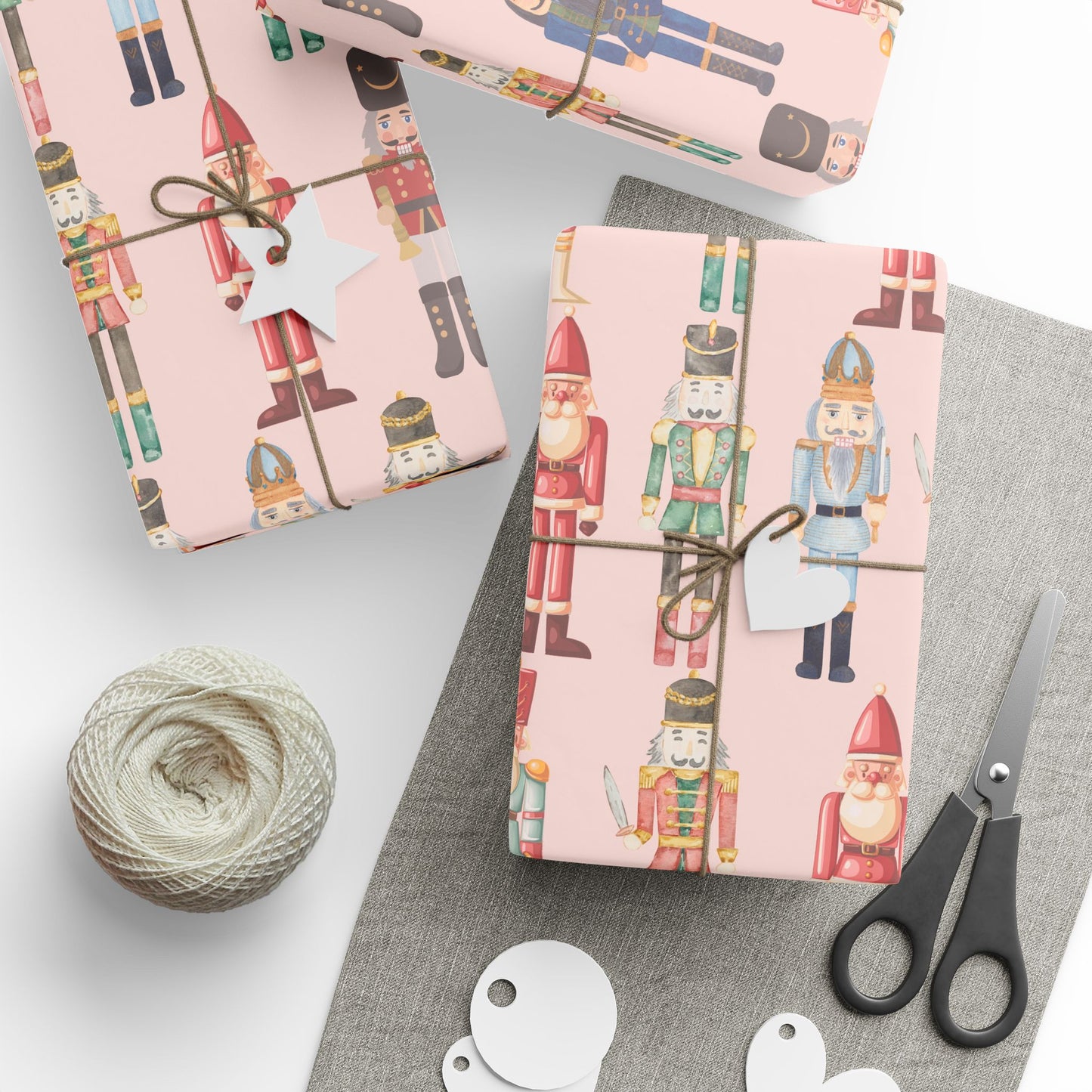 March of the Pastel Misfits – Vintage Nutcracker Wrapping Paper