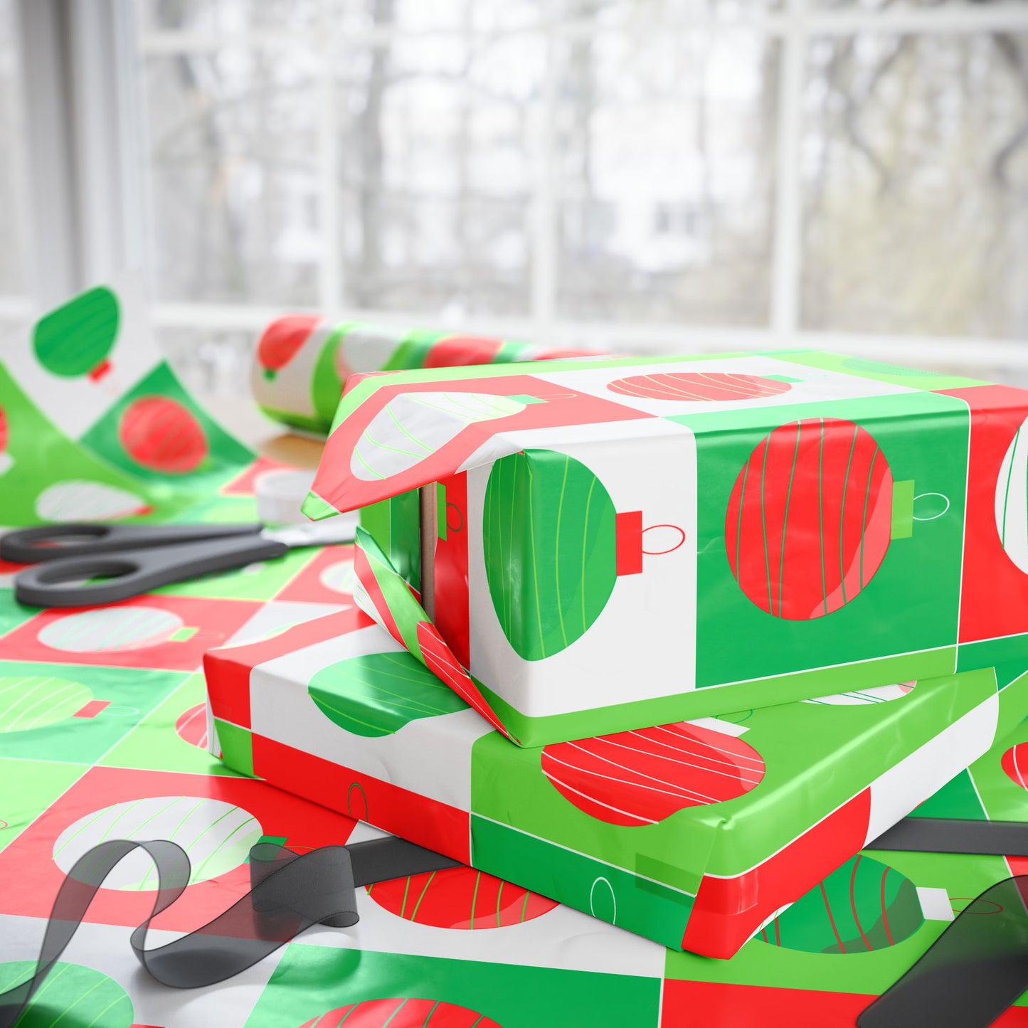 Festive Wrapping Paper Roll