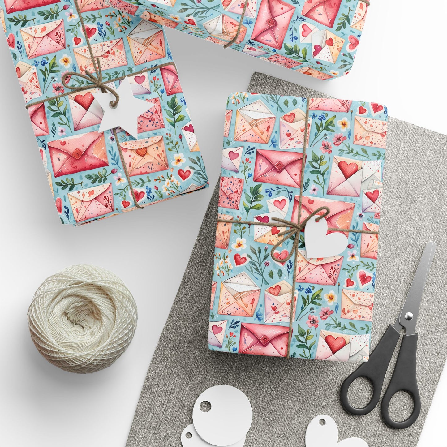 Valentine’s Day Letter Wrapping Paper