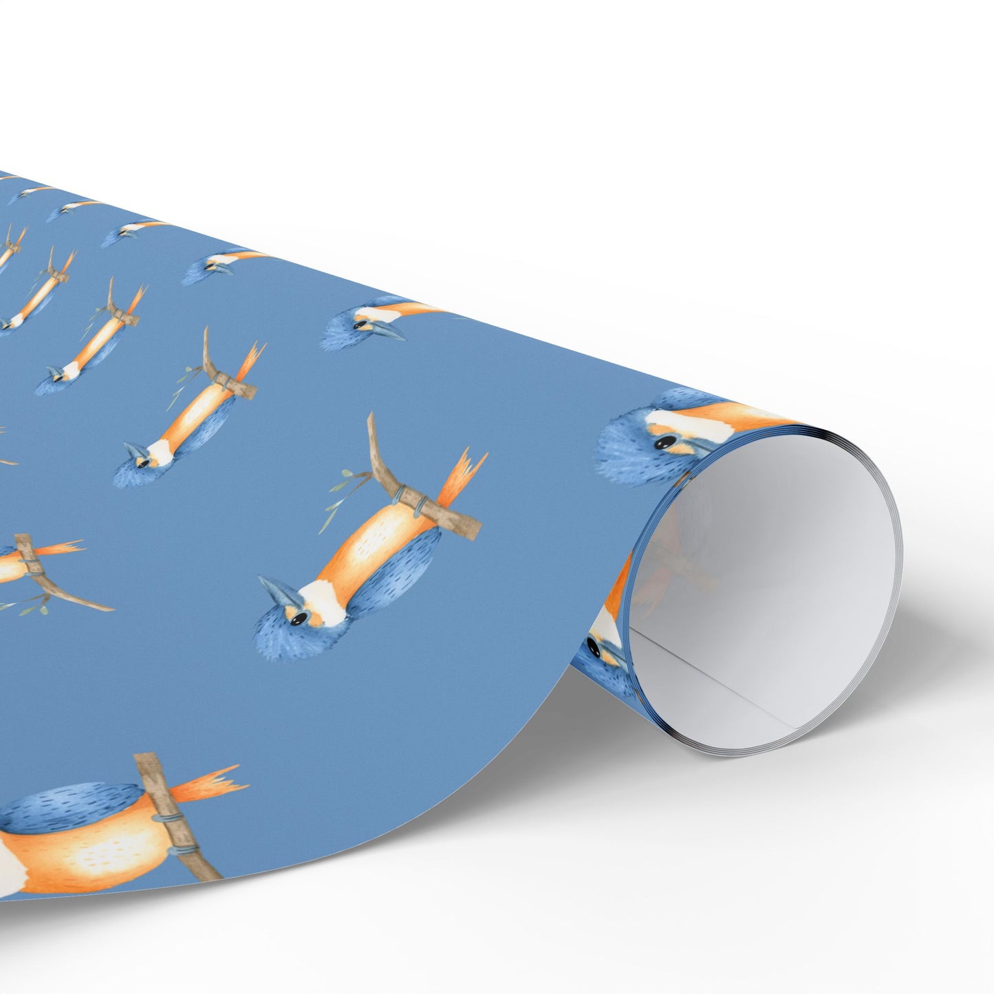 Blue Kookaburra Wrapping Paper