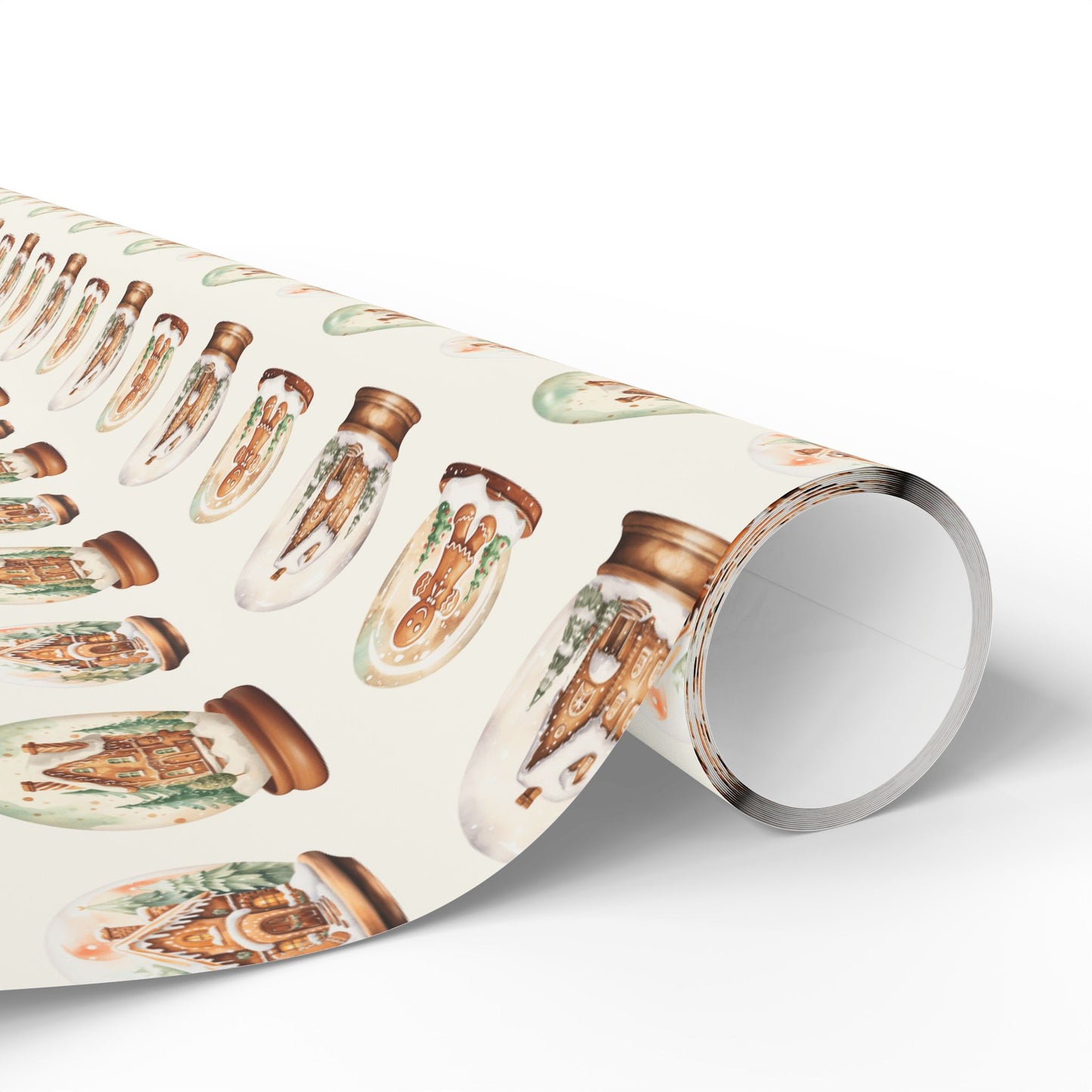 Shake It Off – Gingerbread Globe Glow Wrapping Paper