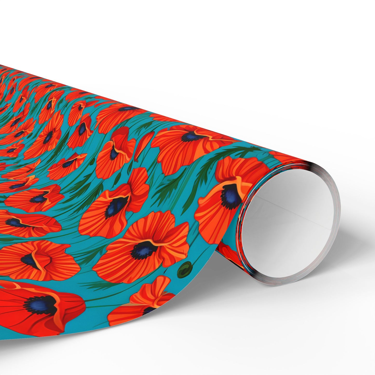 Red Poppies Wrapping Papers