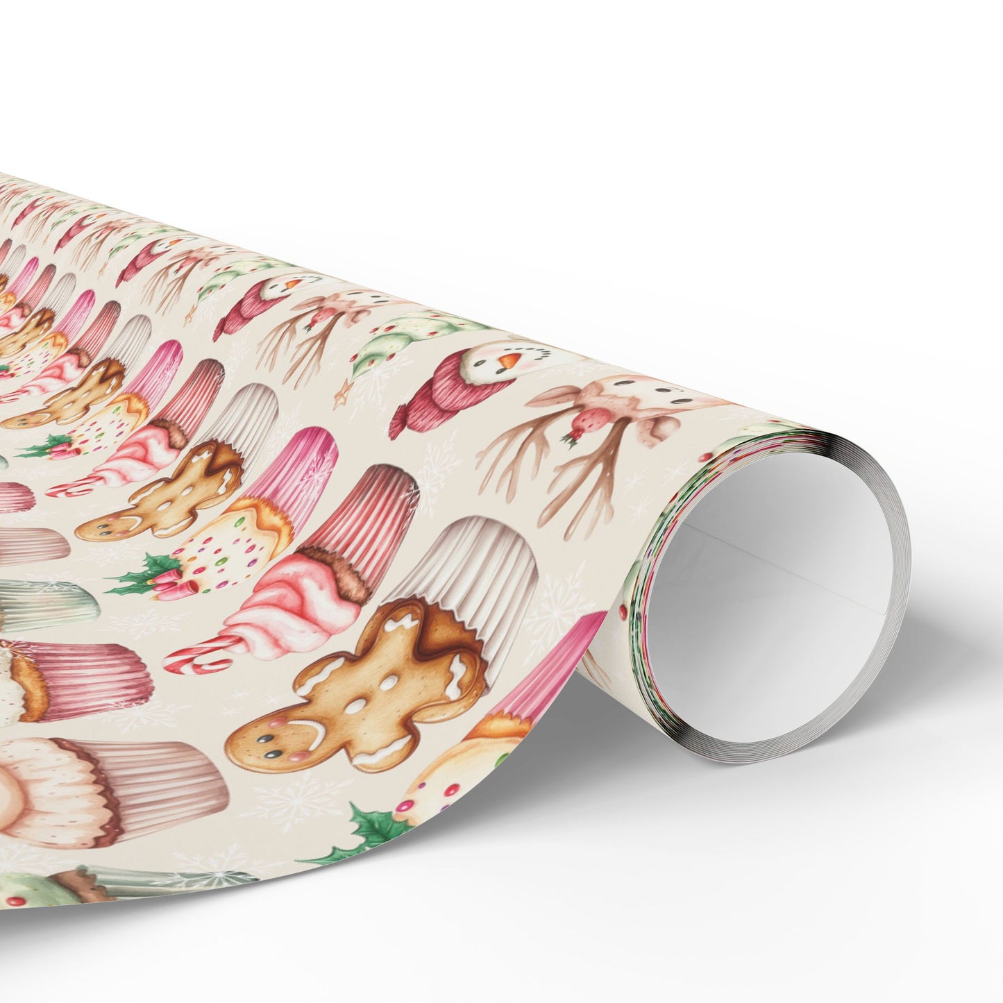 Frosted & Festive – Christmas Cupcake Cuties Wrapping Paper