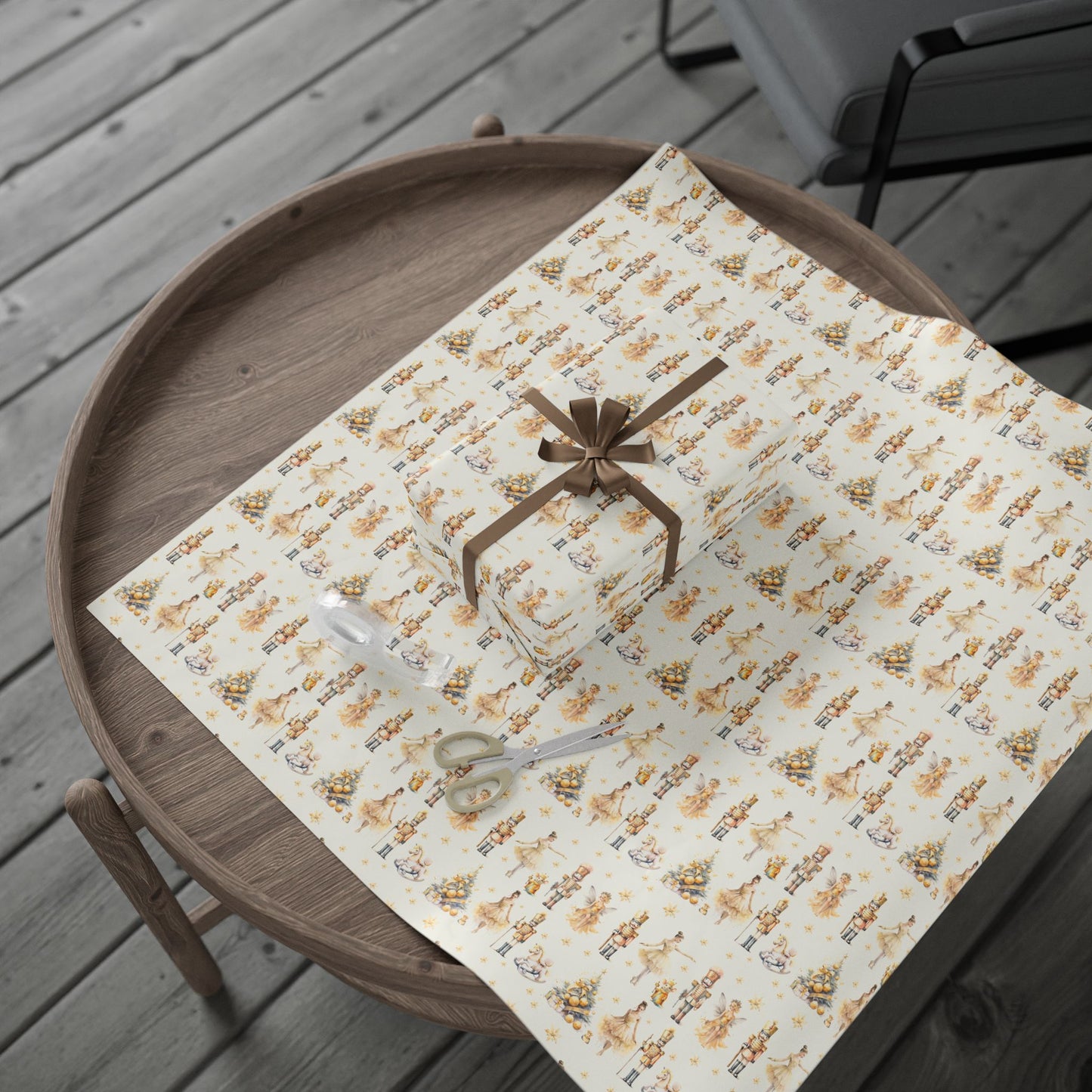 Sugarplum Chic – Nutcracker - Inspired Wrapping Paper for Holiday Elegance