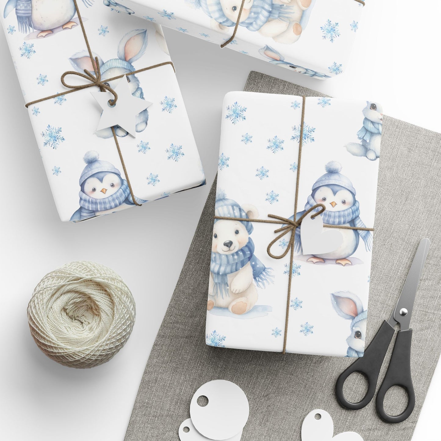 Animal Winter Friends Wrapping Papers