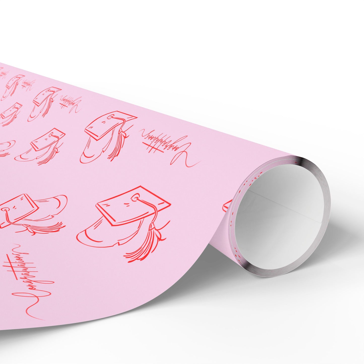 Pink and Red Congrats Graduation
