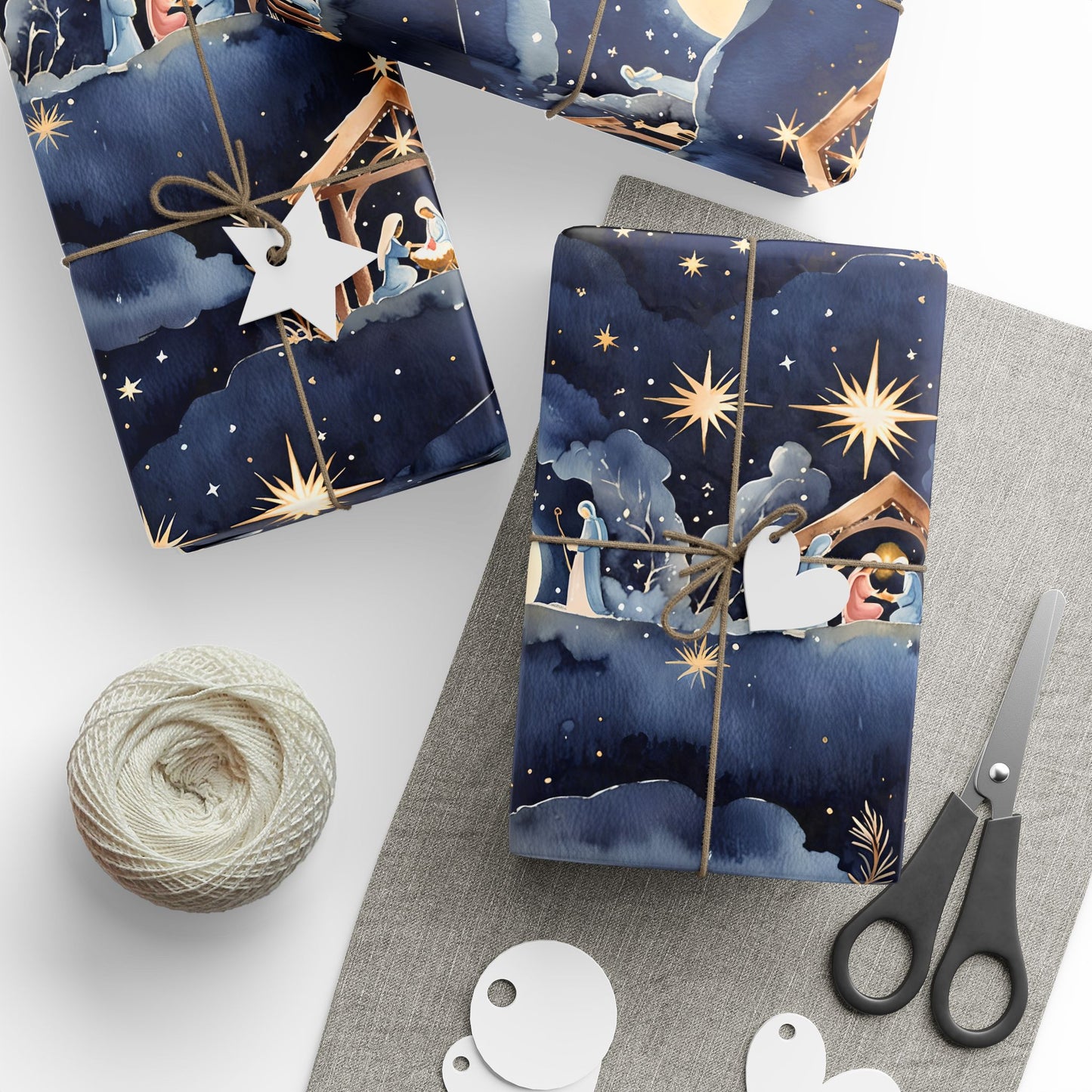 O Holy Night – Nativity Scene Wrapping Paper