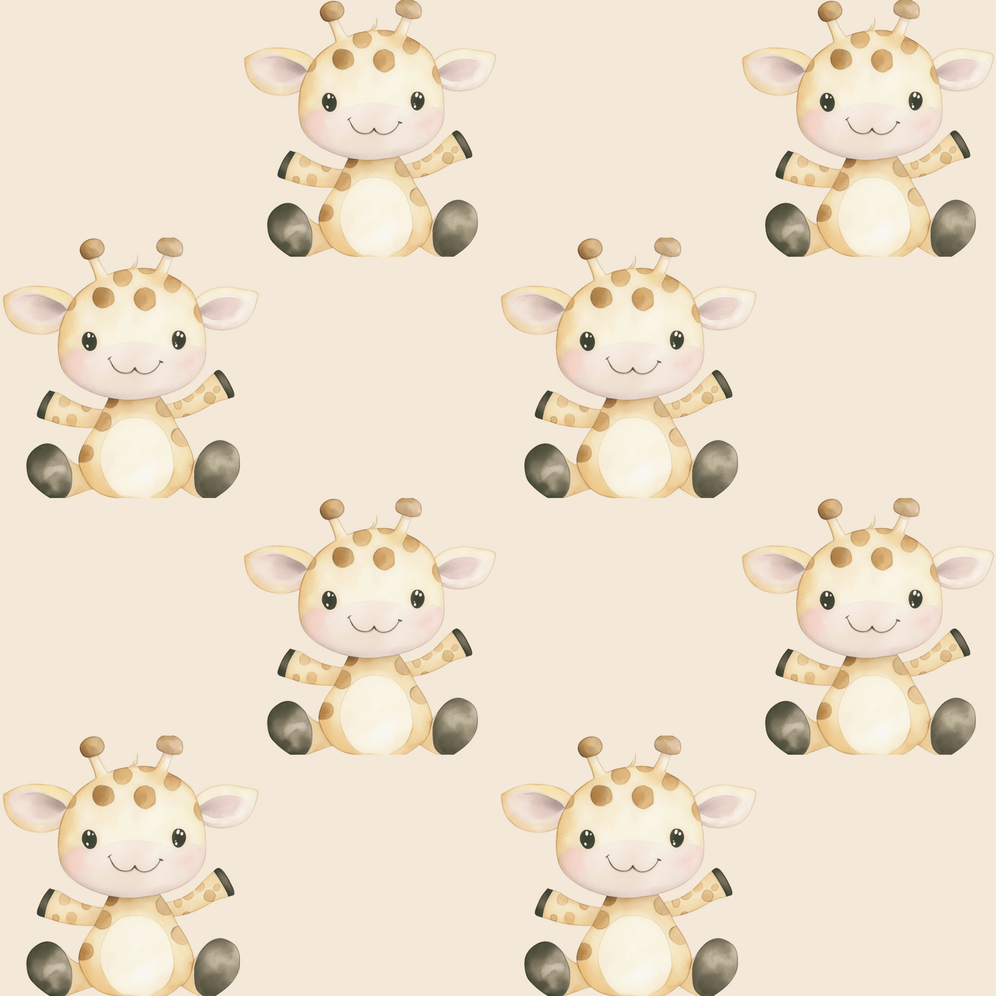 Adorable Giraffe Wrapping Paper