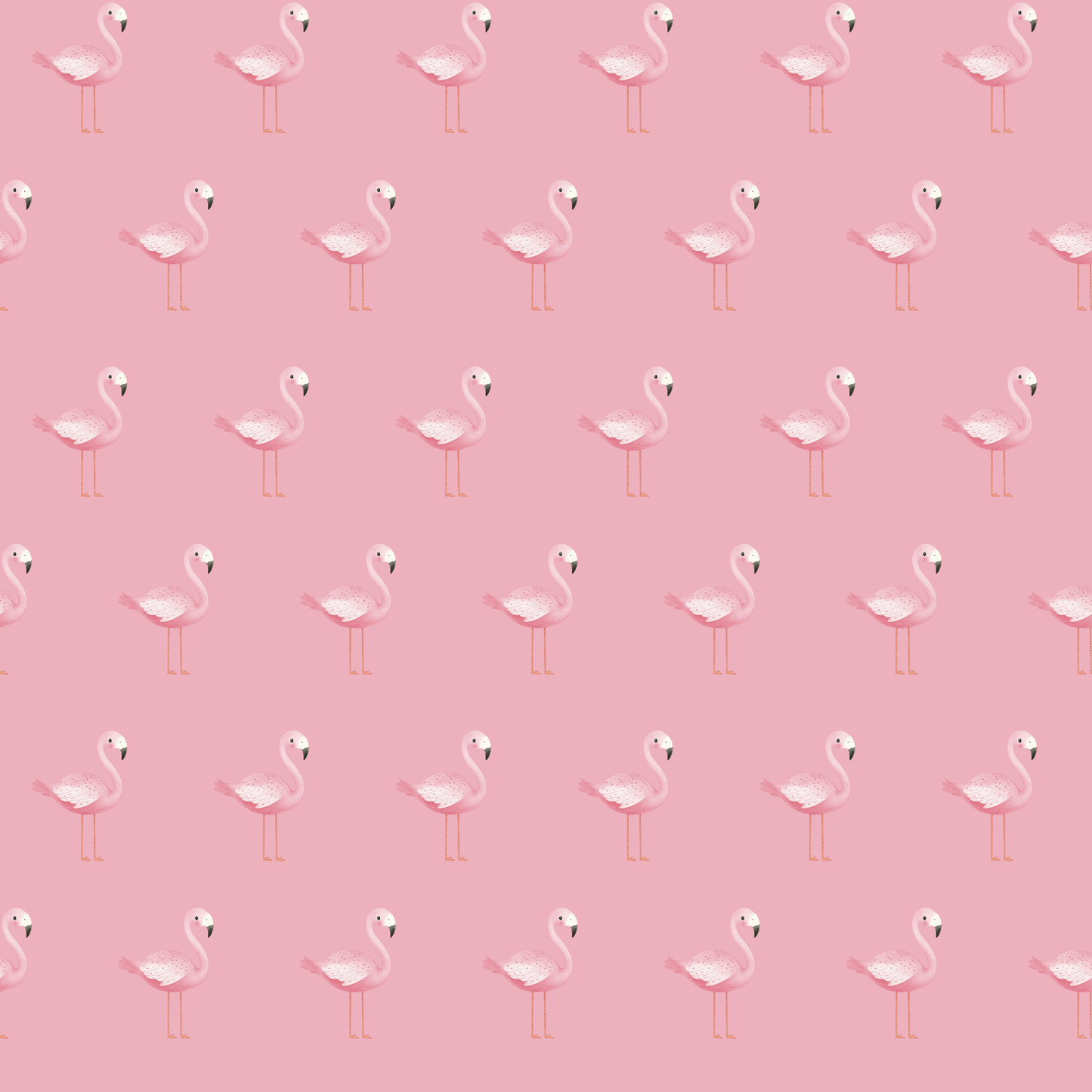 Chic Pink Tropical Flamingo Gift Wrap