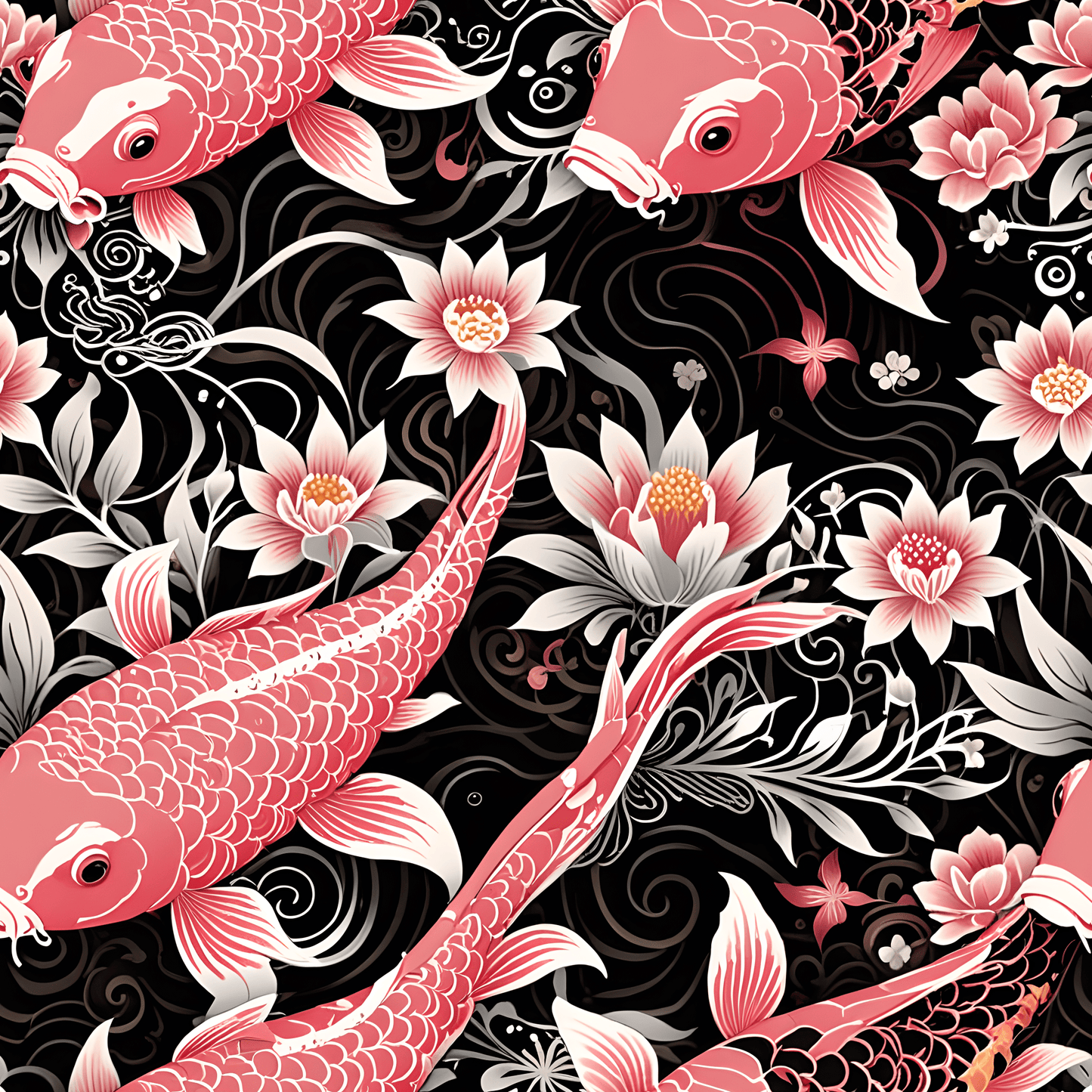 Koi Elegance – Graceful Gift Wrap