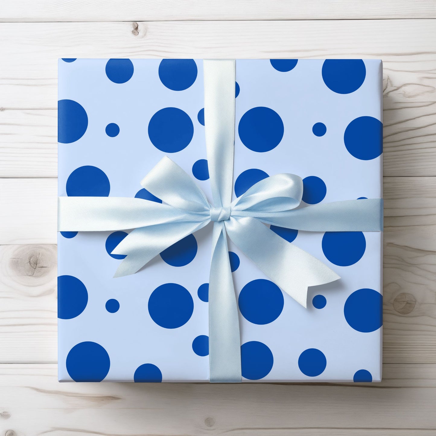 Blue Dots Delight – Cheerful Wrap
