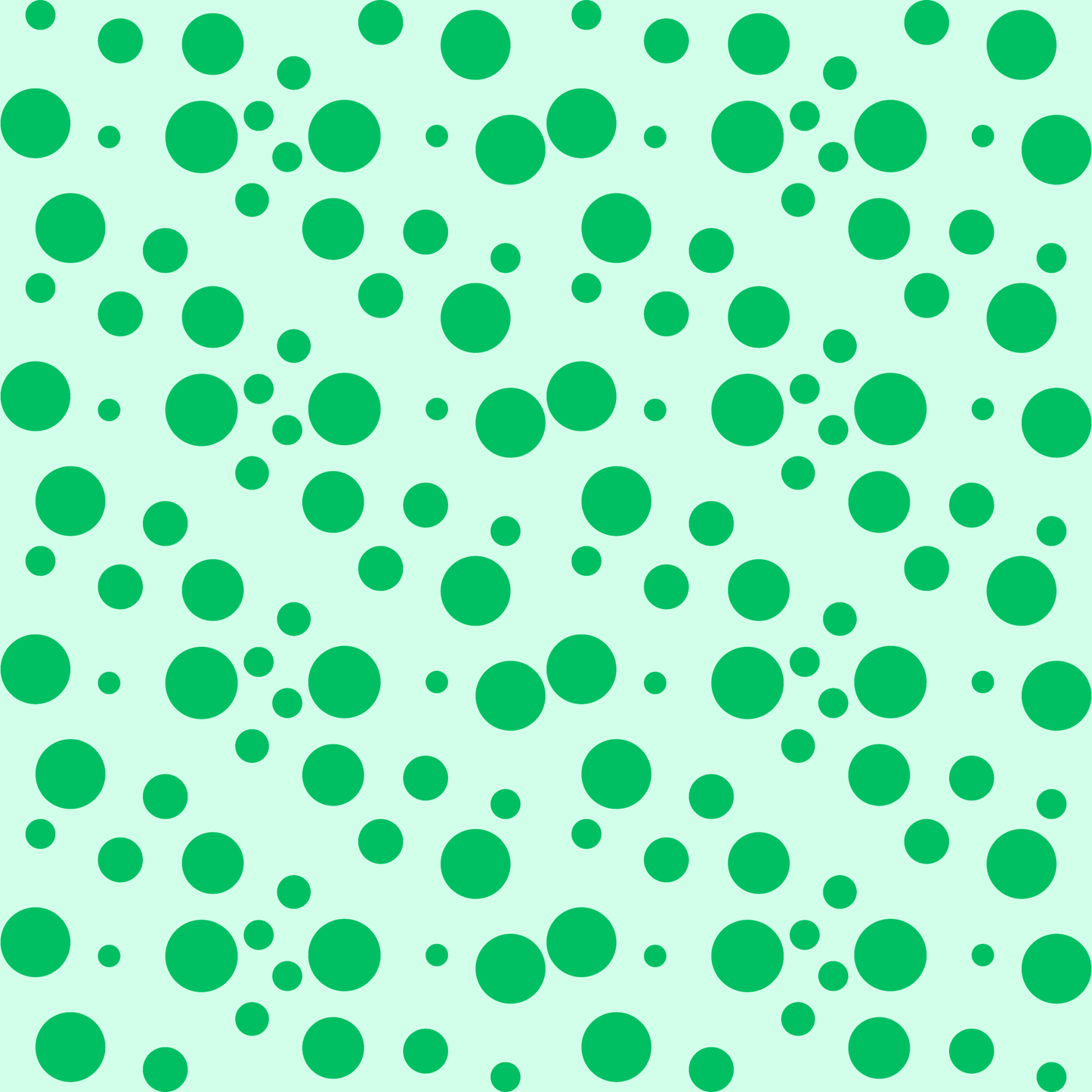 Green Dots – Festive Polka Wrap