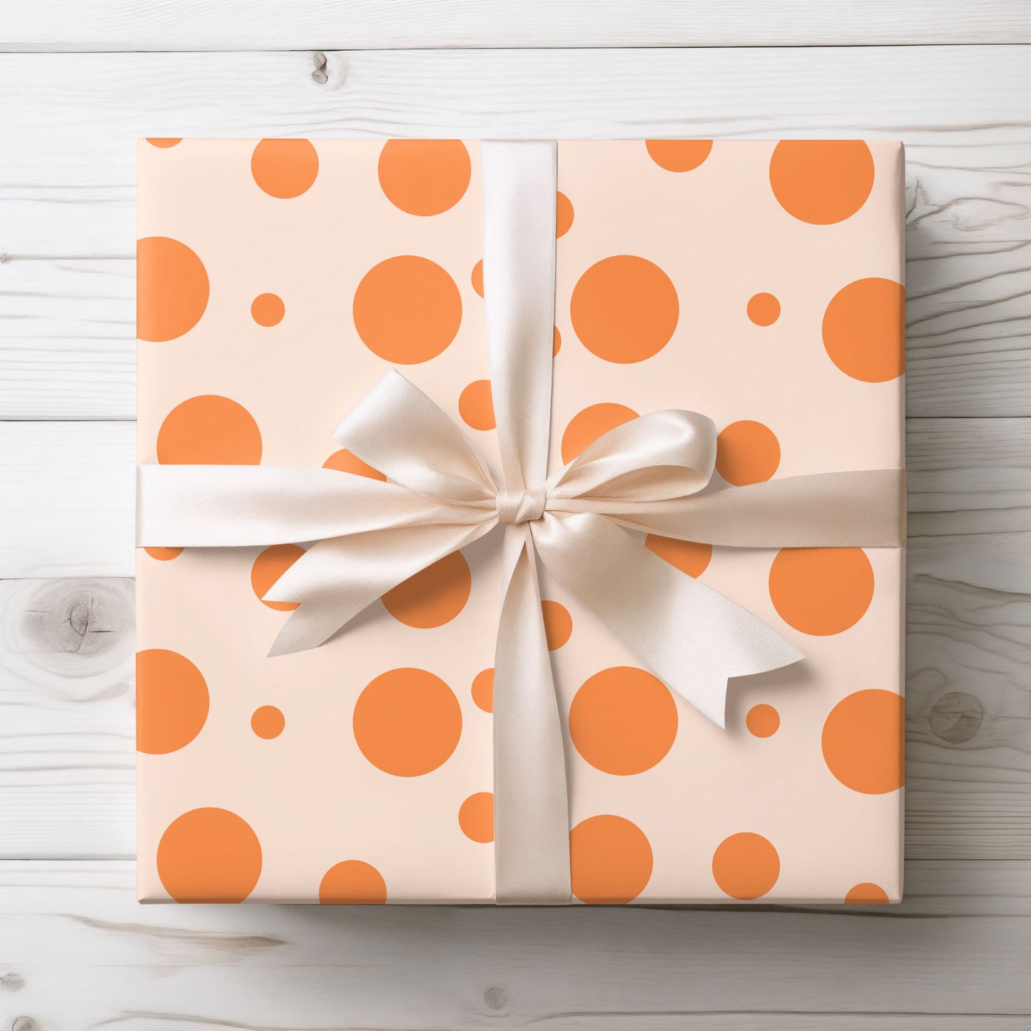 Orange Dot Delight – Whimsical Wrap