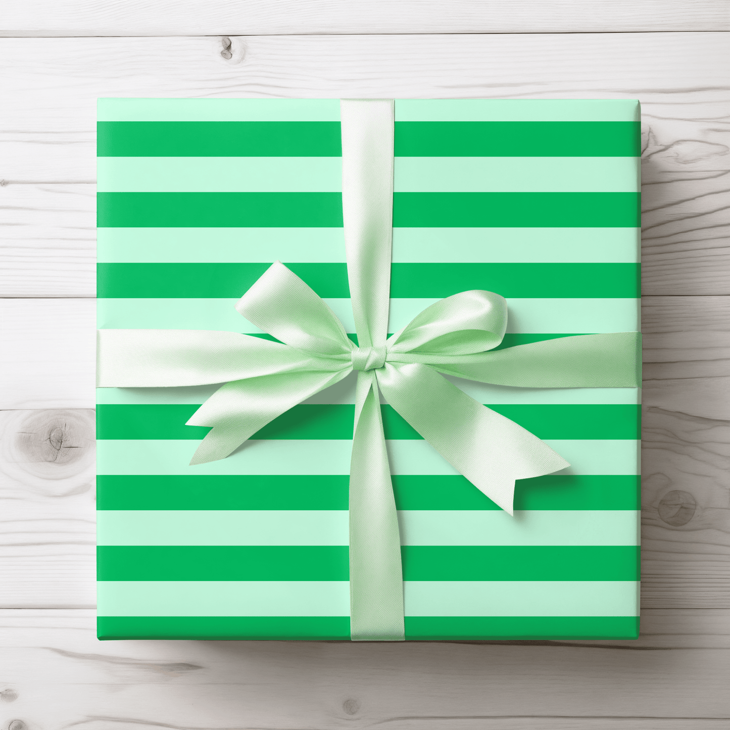 Go Green & Gift Happy – Fun Striped Wrap