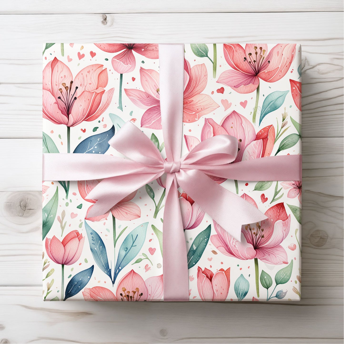 Blush Blooms – Watercolor Floral Wrap