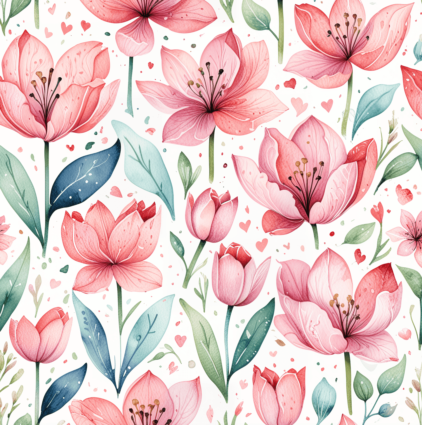 Blush Blooms – Watercolor Floral Wrap