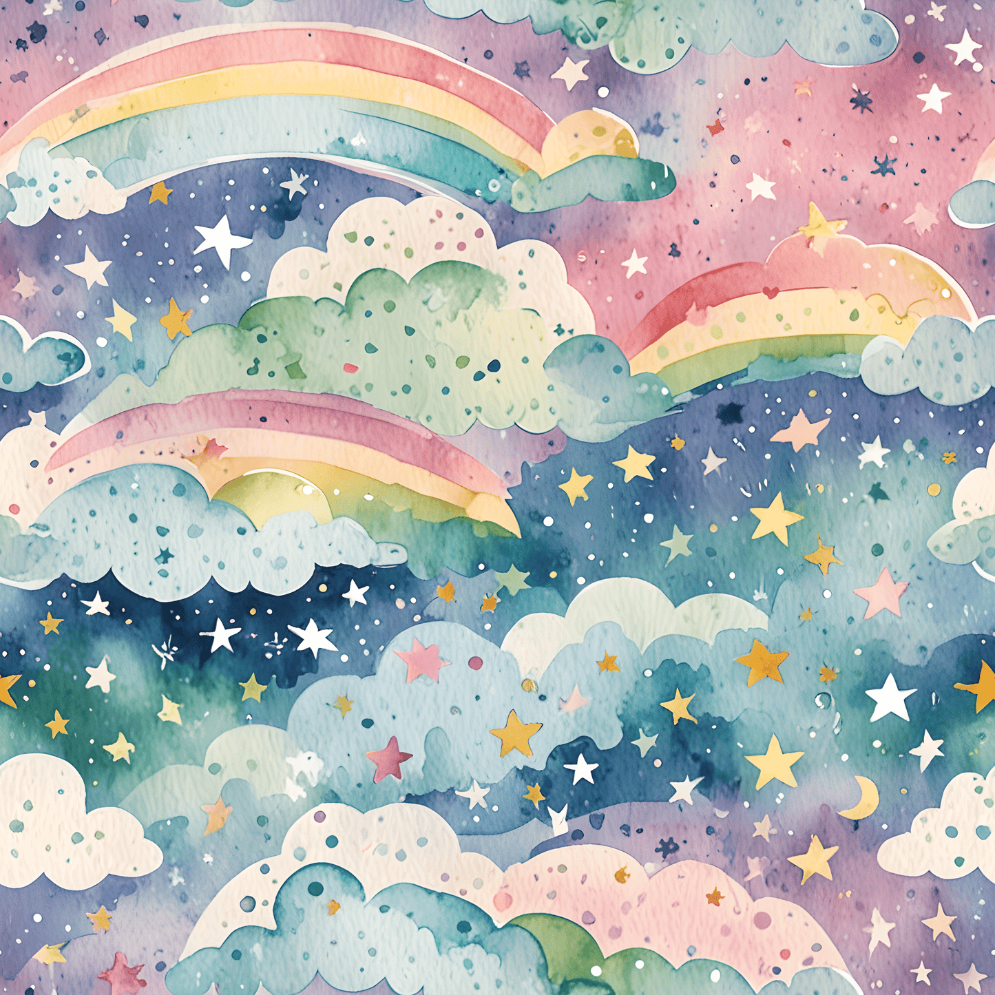 Rainbow Skies – Colorful Cloud Wrap for Joyful Gifting