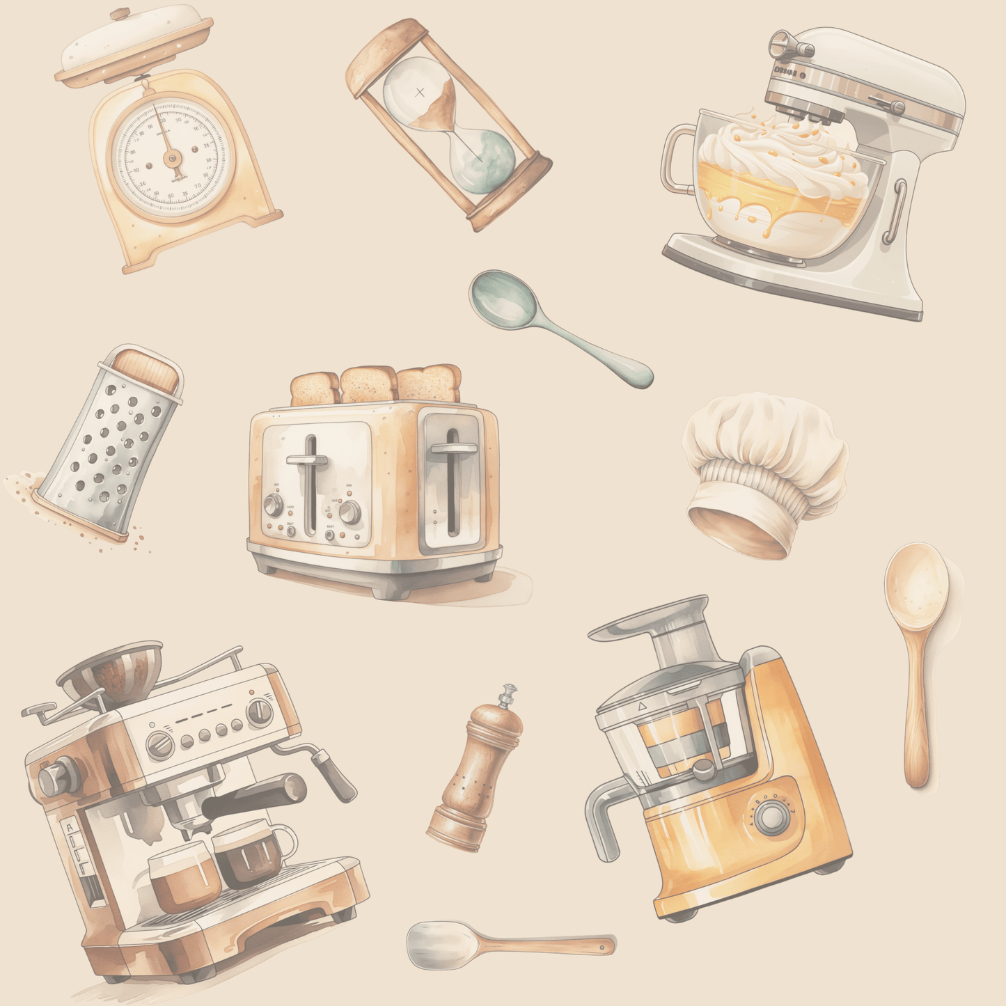 Charming Kitchen - Themed Wrapping Paper