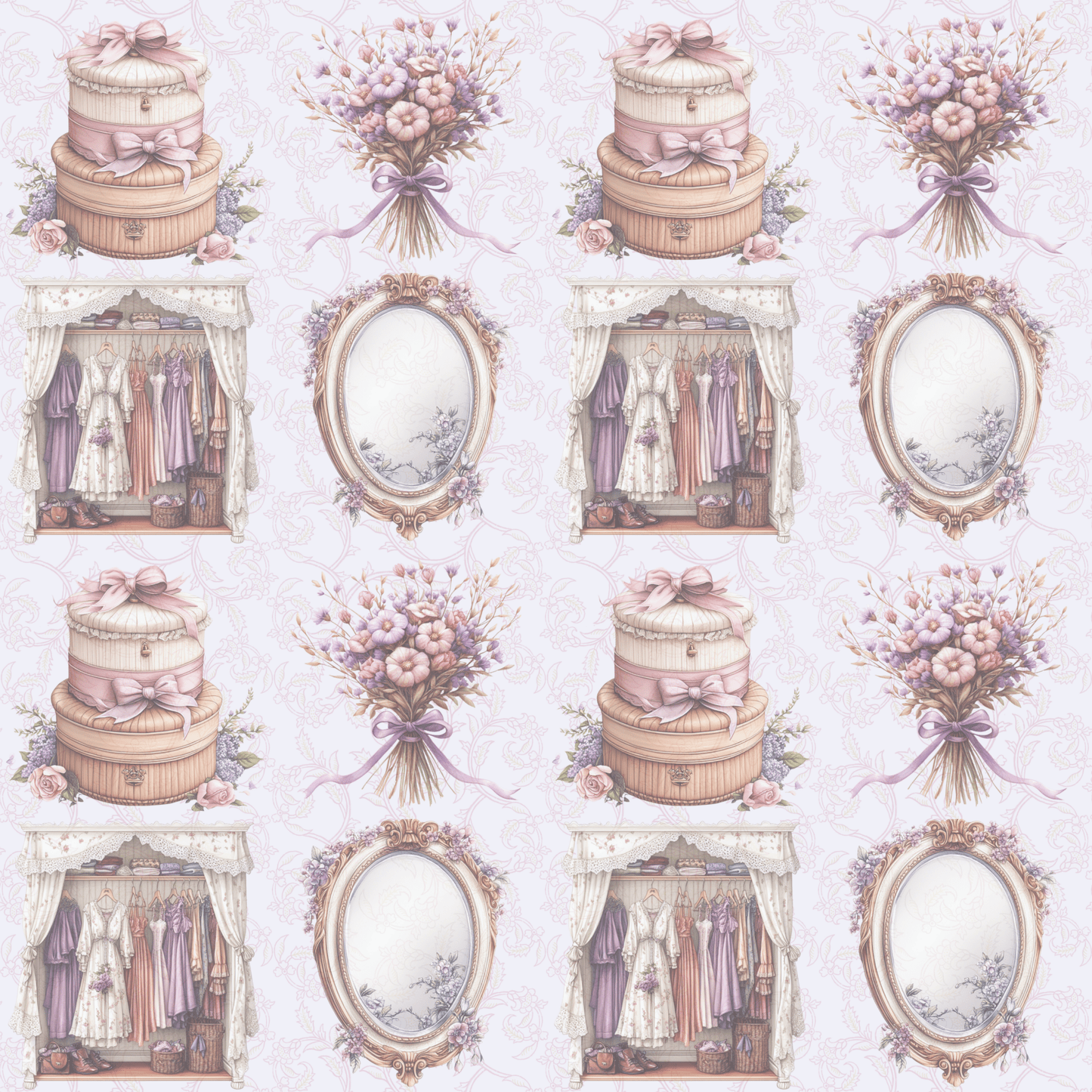 Elegant Wedding or Bachelorette Vintage Wrapping Paper