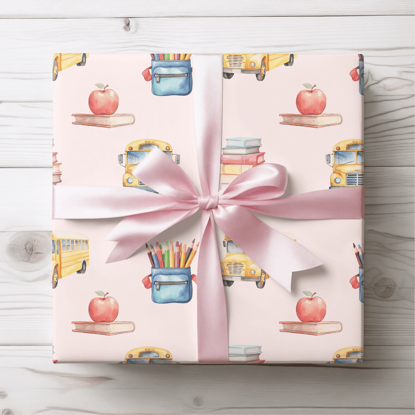 Playful School - Themed Back to School Wrapping Paper