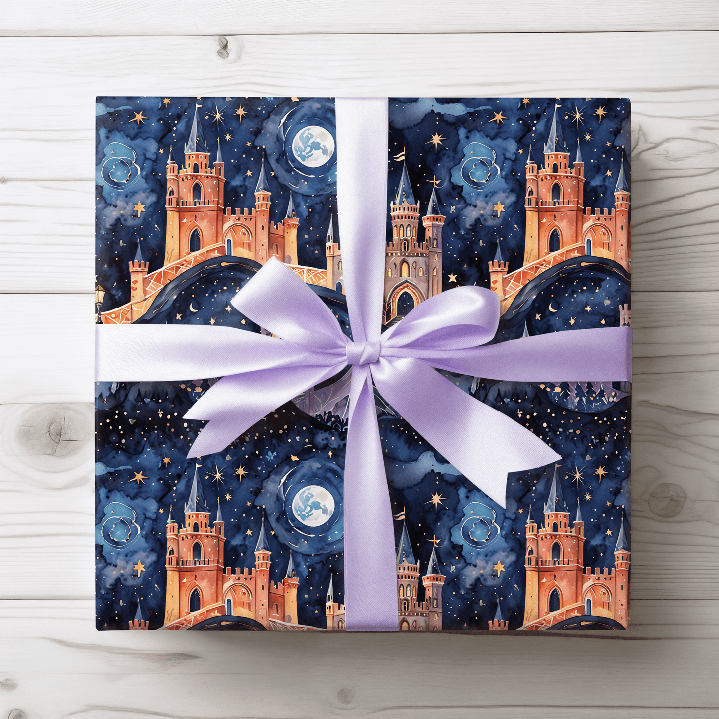 Fairytale Castle & Moon Gift Wrap
