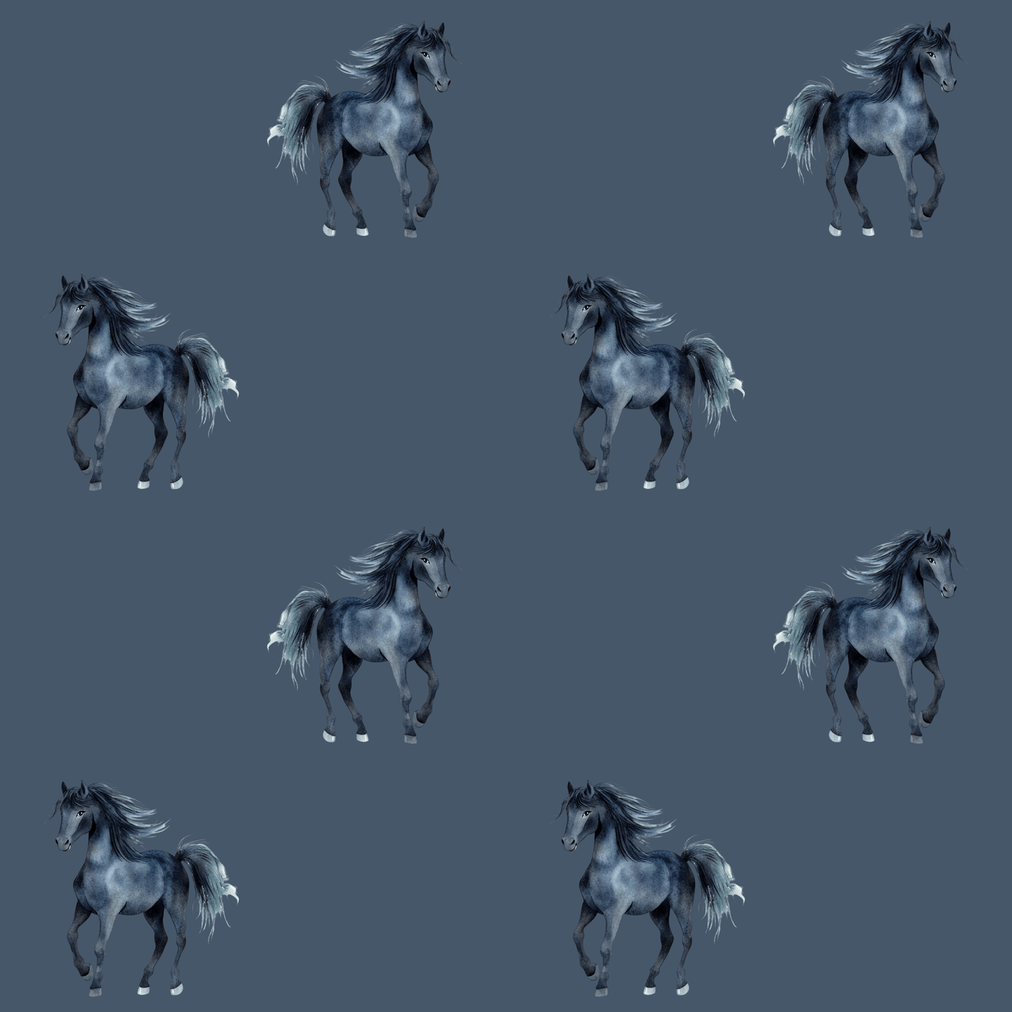 Black Stallion Gift Wrap