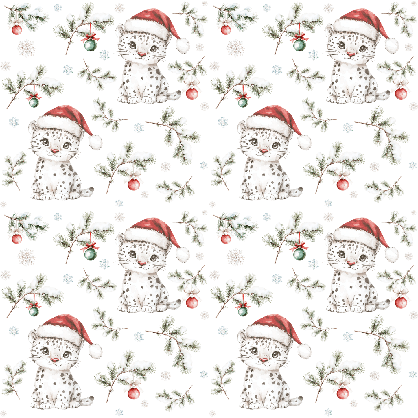 Snow Leopard Wrapping Papers