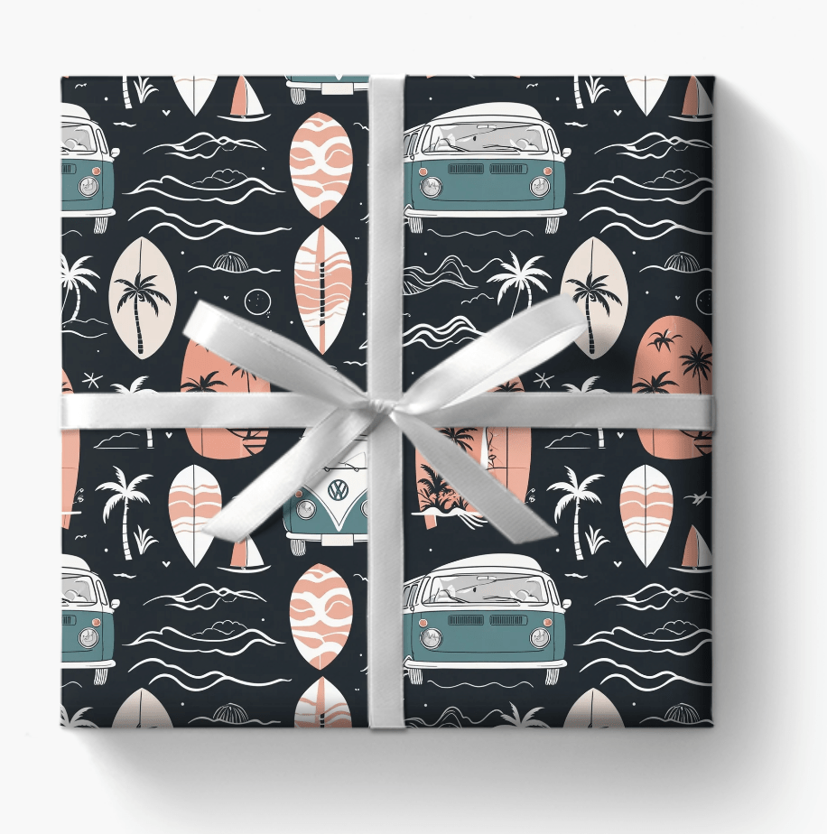 Surf Theme Wrapping Papers