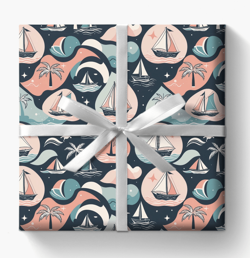 Pastel Beachy Wrapping Papers