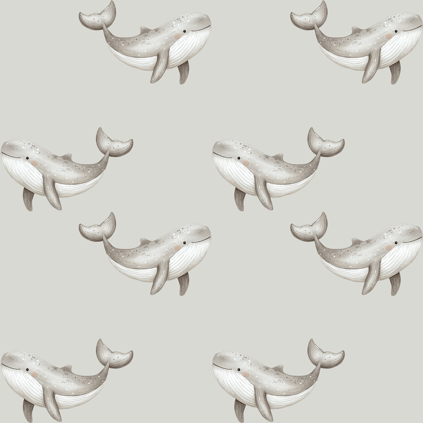 Cute Gray Whale Gift Design