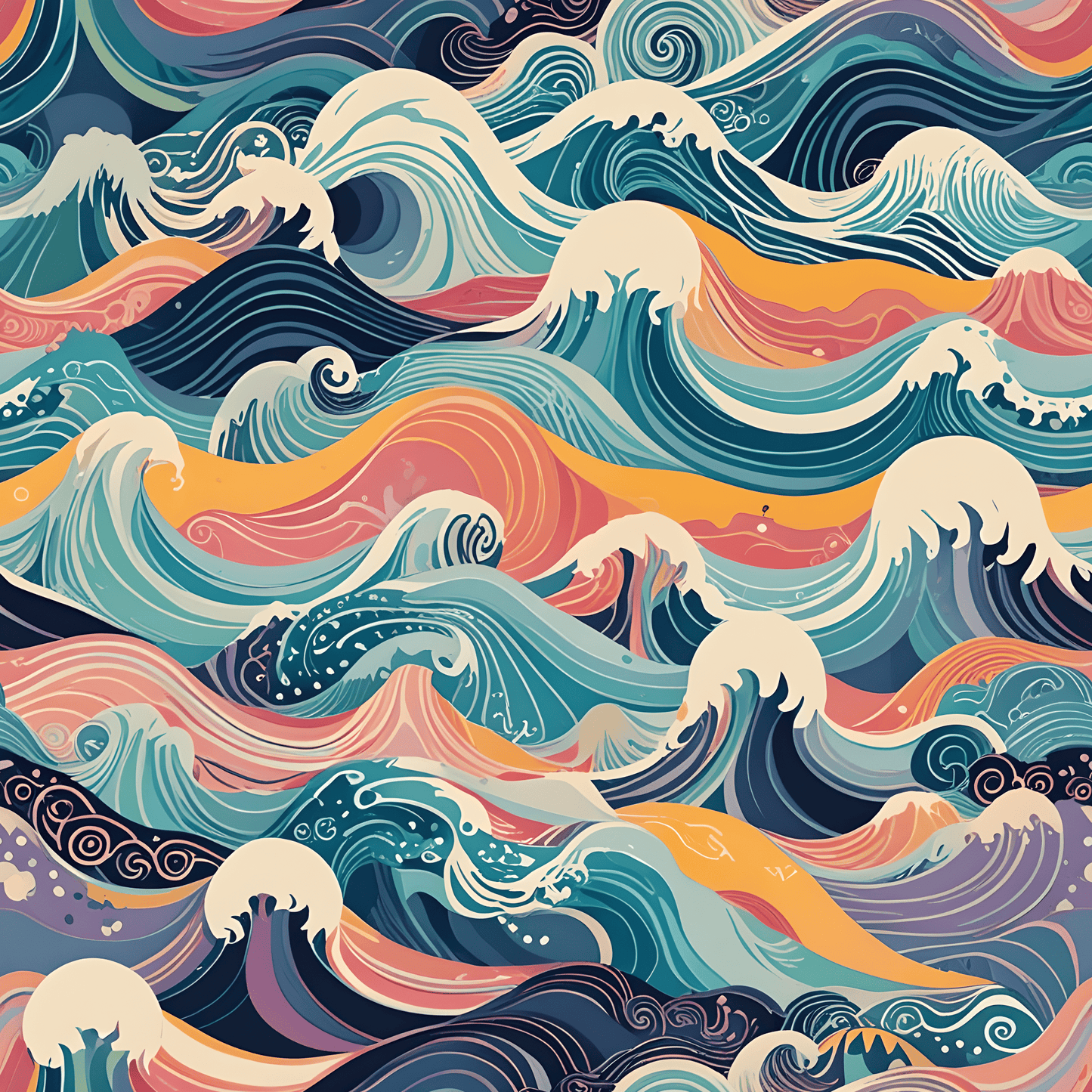 Ocean Wave Wrapping Papers