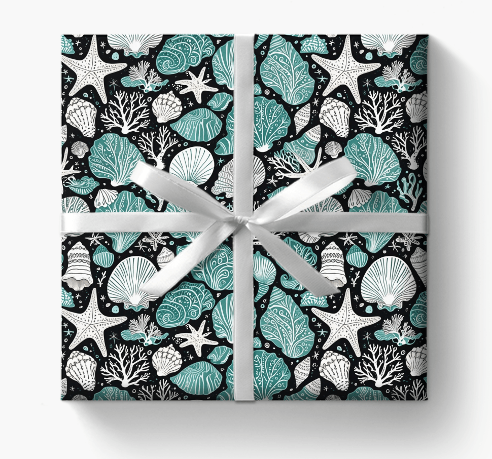 Blue Coastal Dream Wrapping Paper