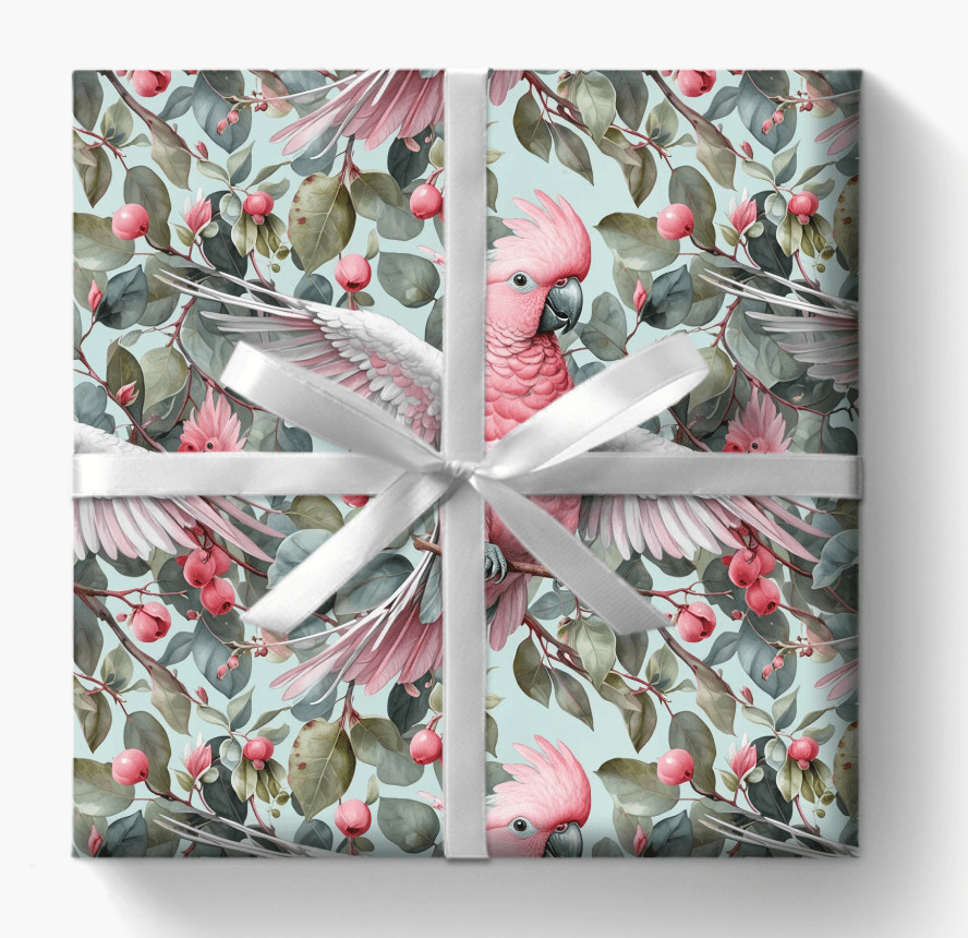 Wrapping Paper: Australian Galah Print - Perfect for Nature Lovers